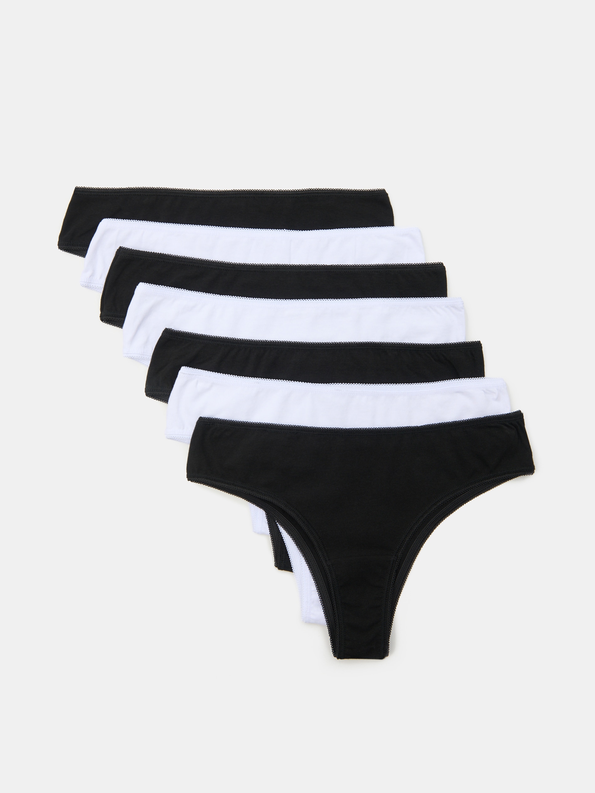 Sinsay - Majtki brazyliany 7 pack - wielobarwny