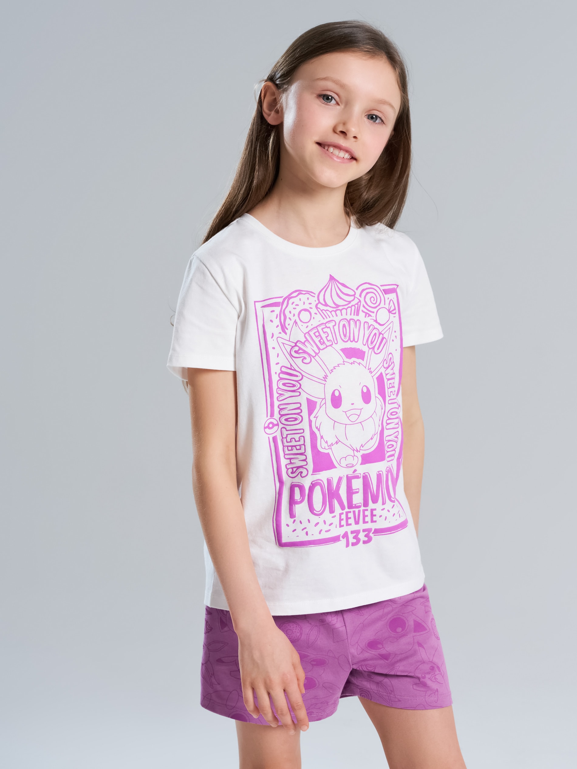 Sinsay - Piżama dwuczęściowa Pokémon - kremowy