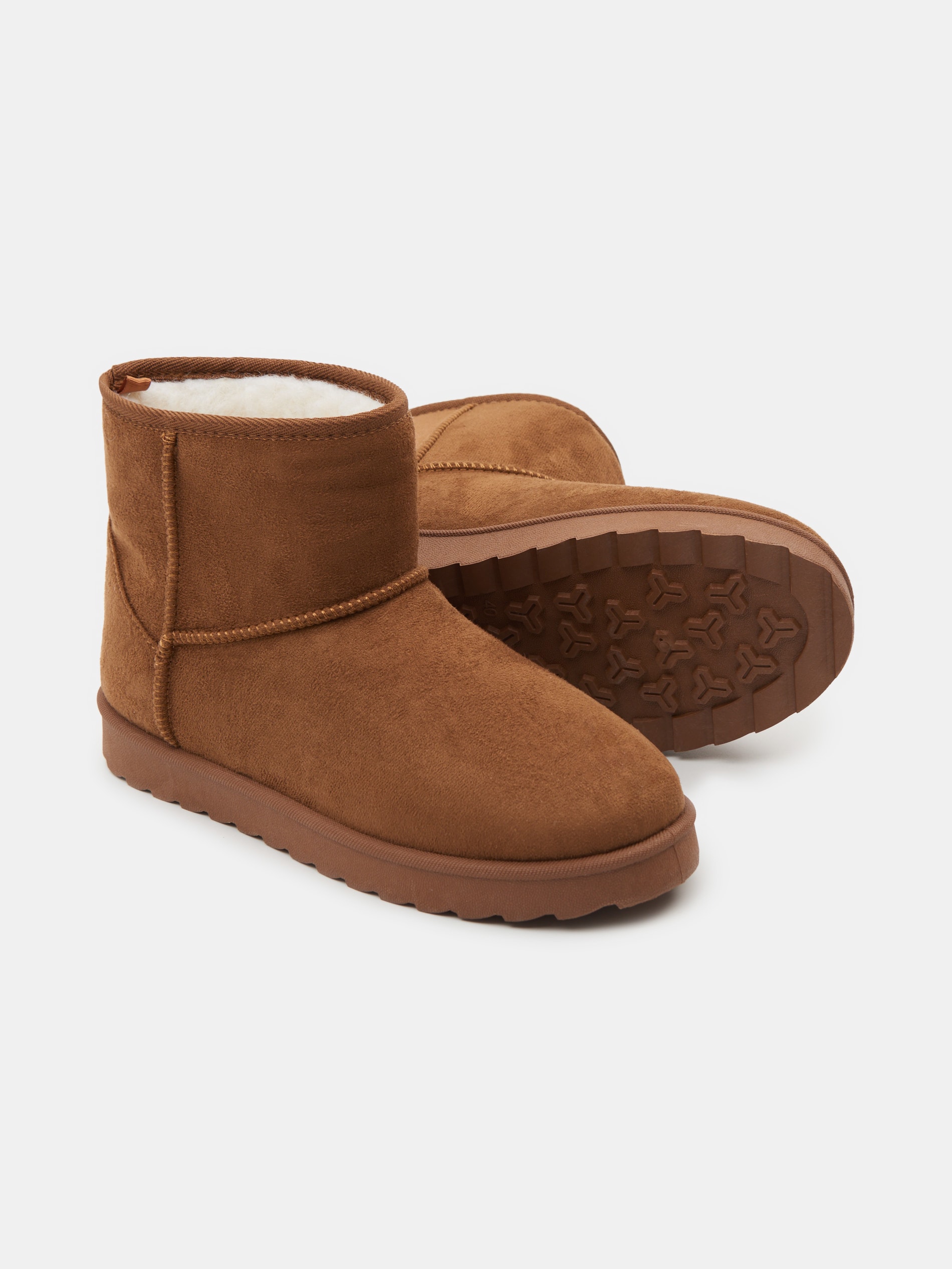 Sinsay - Ζεστά μποτάκια με επένδυση από μαλλί - χρυσο-καφε φωτογραφία