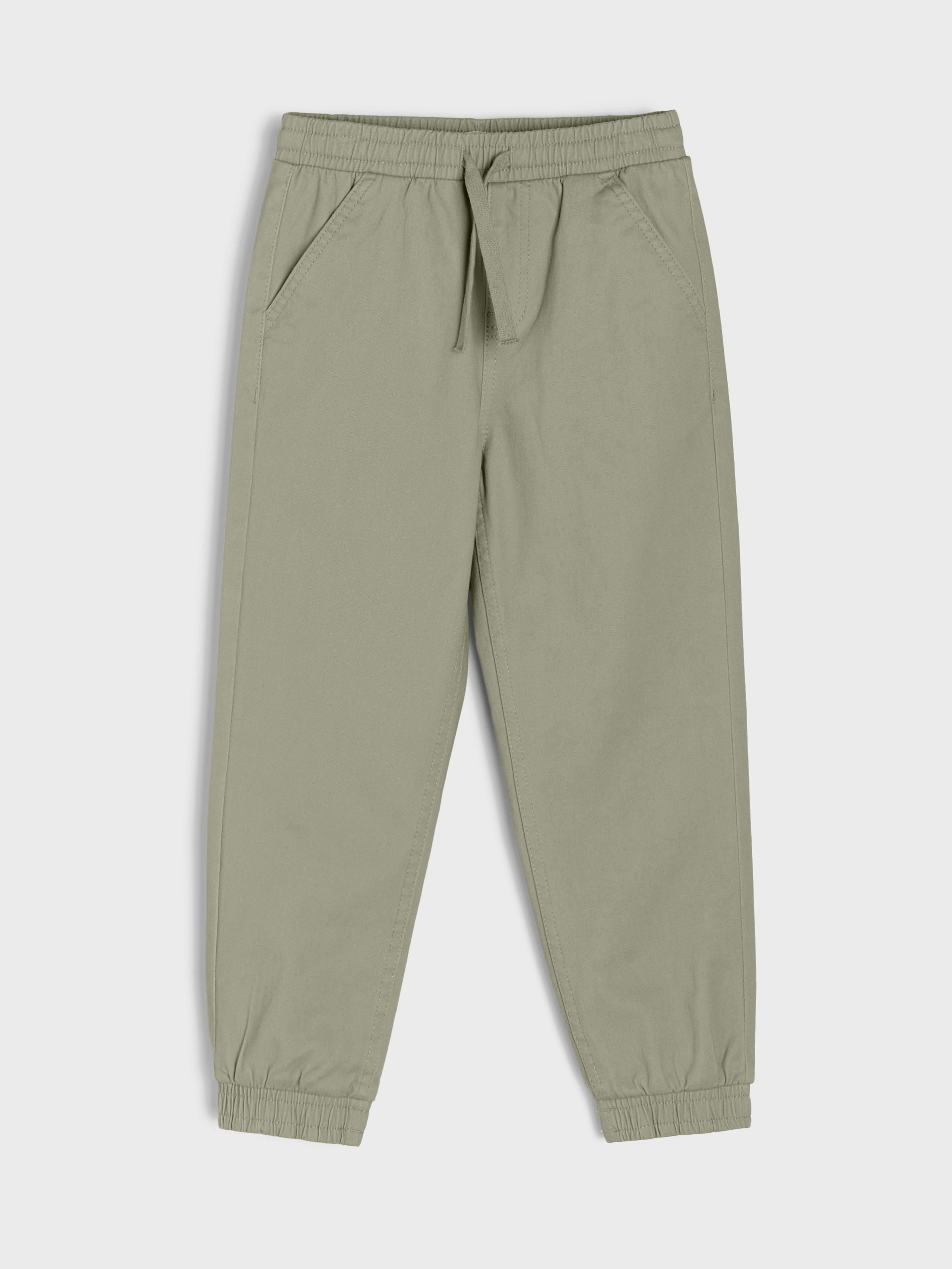 Spodnie joggery slim z twillu o miękkim wykończeniu