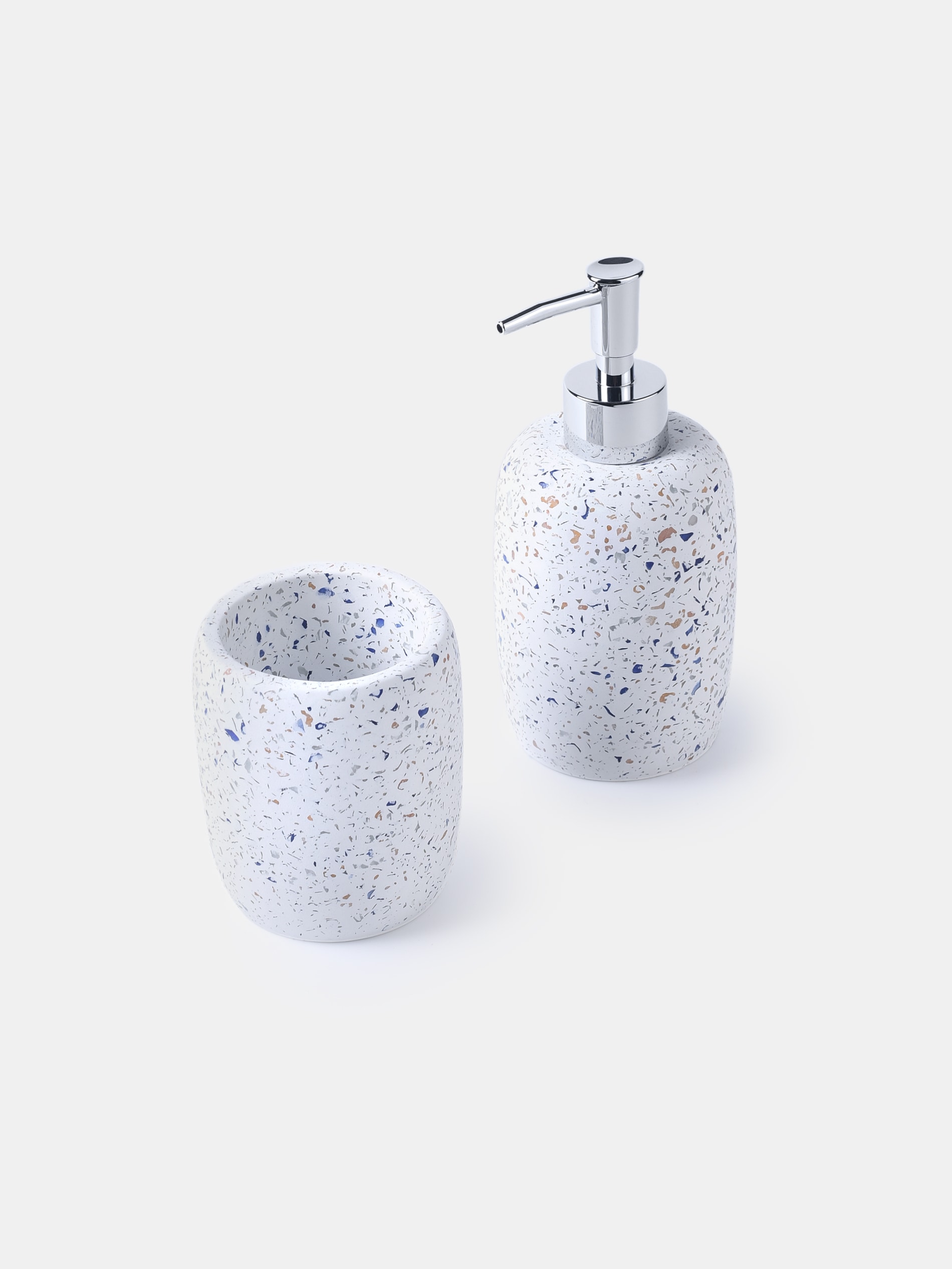 Sinsay - Σετ: Διανομέας σαπουνιού και ποτήρι για οδοντόβουρτσες - πολυχρωμο φωτογραφία