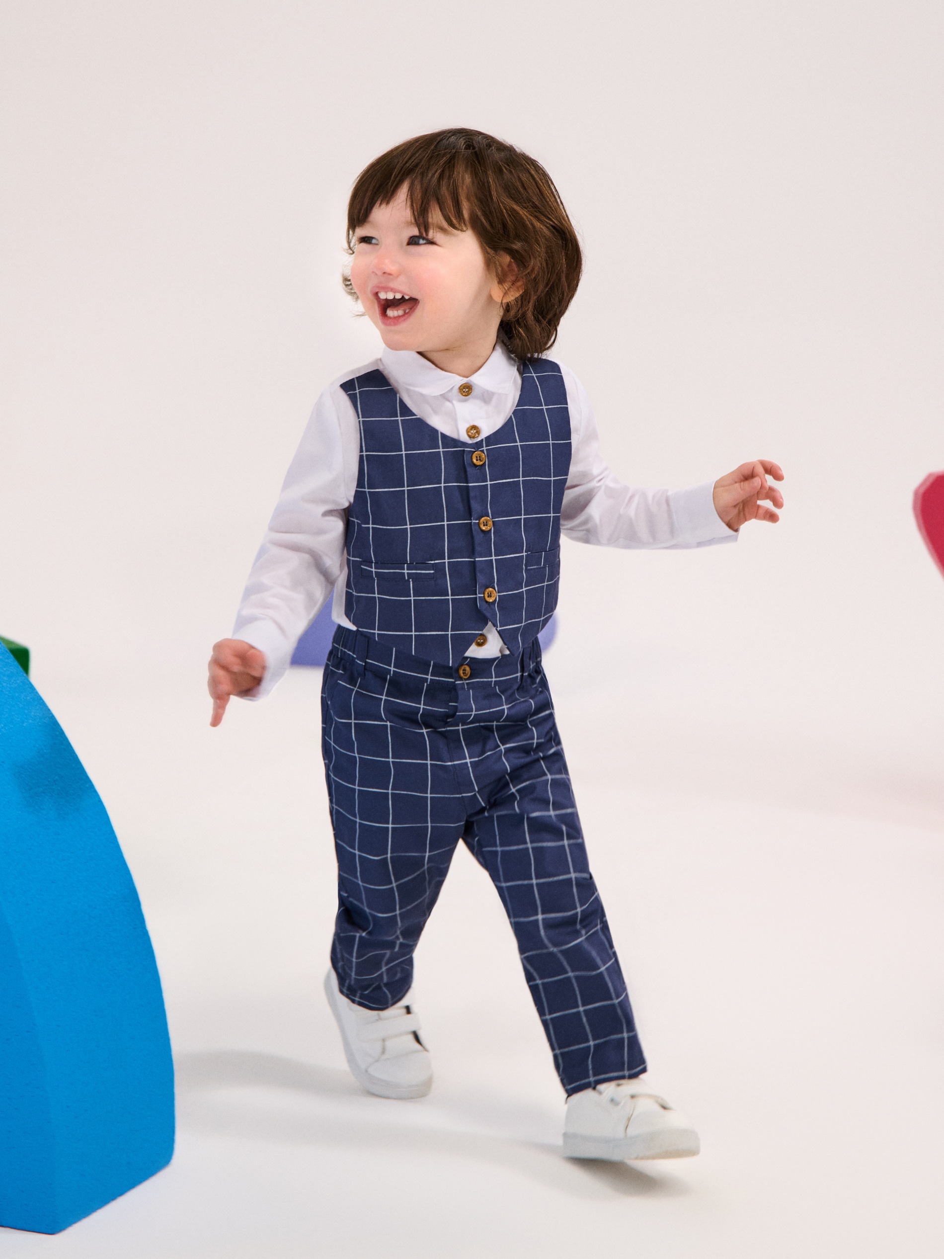 Sinsay - Komplet tkaninowy - granatowy