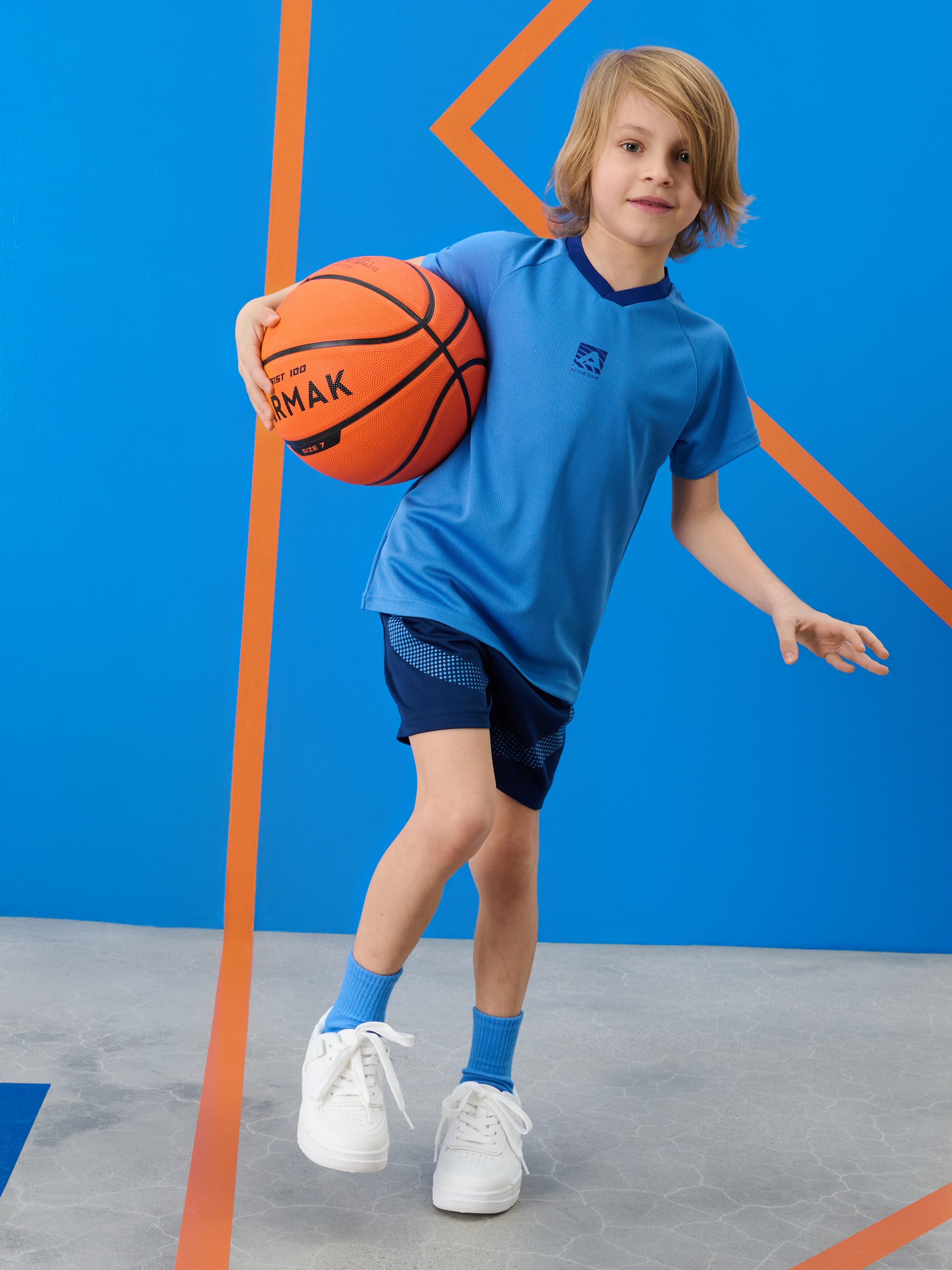 Sinsay - Szorty sportowe Active - granatowy