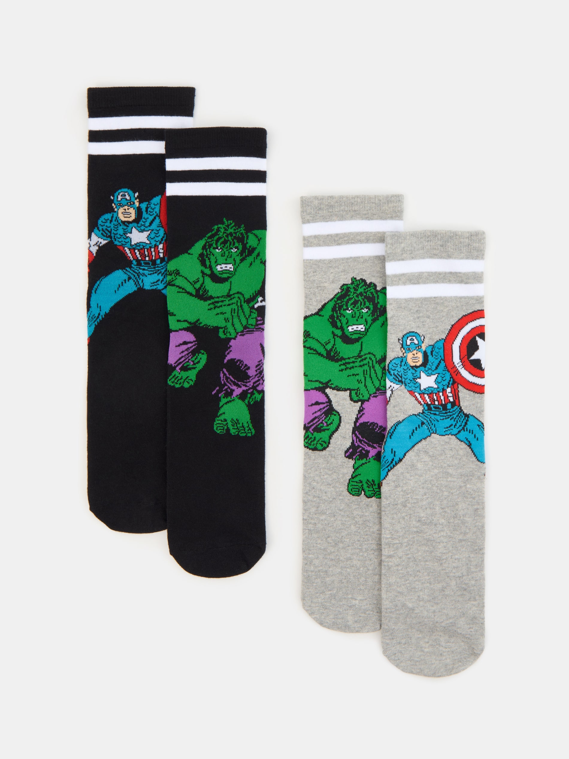 Sinsay - Skarpetki Marvel 2 pack - wielobarwny