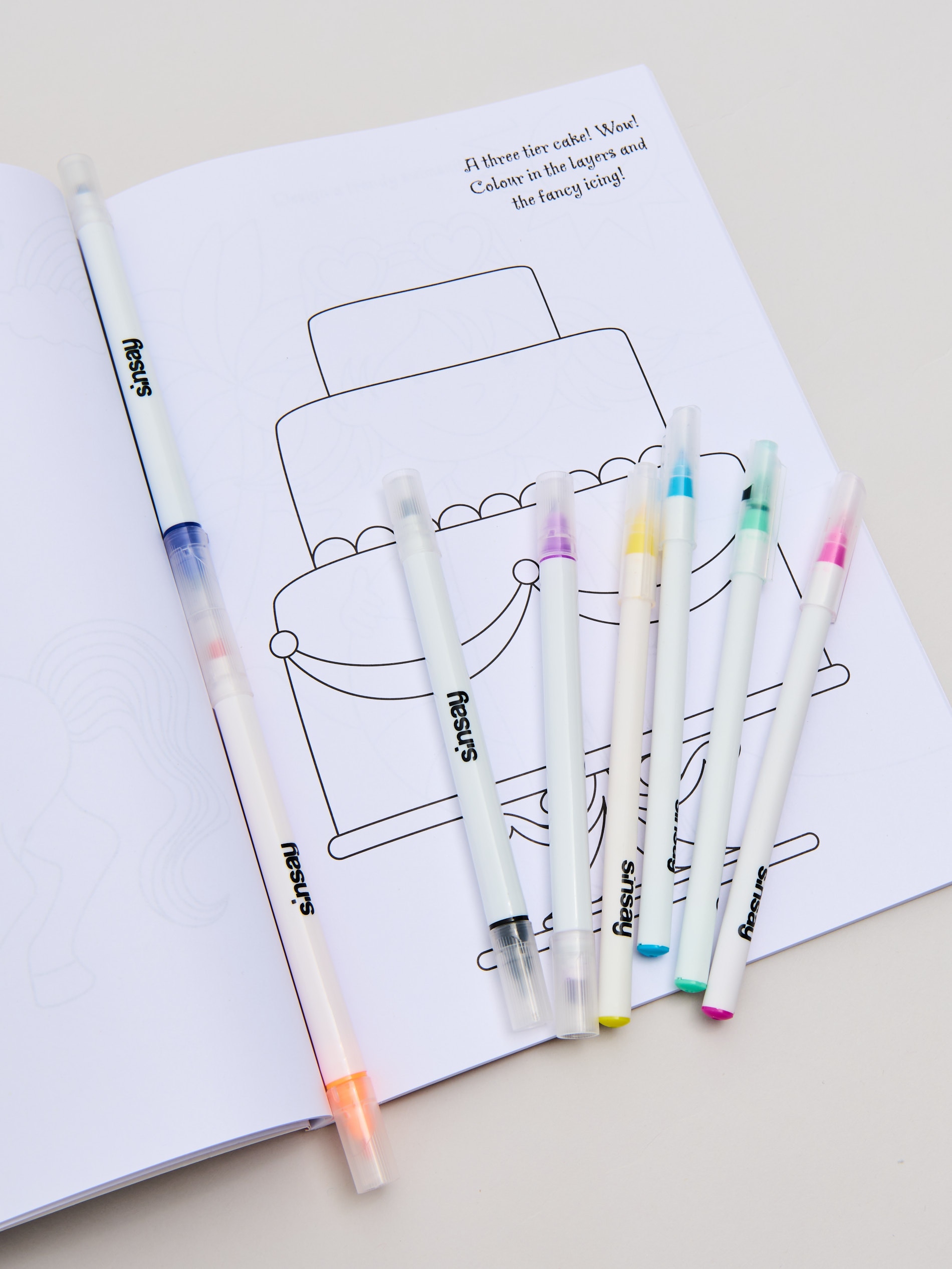 Sinsay - Μαρκαδόροι 12 pack - πολυχρωμο φωτογραφία