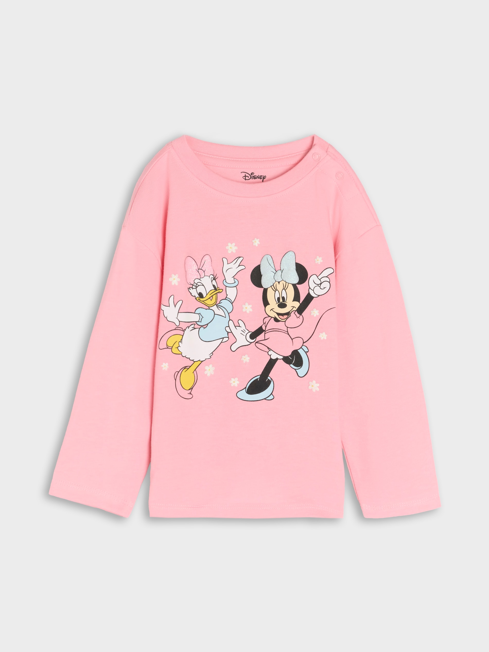 Sinsay - Koszulka z długimi rękawami Disney - różowy