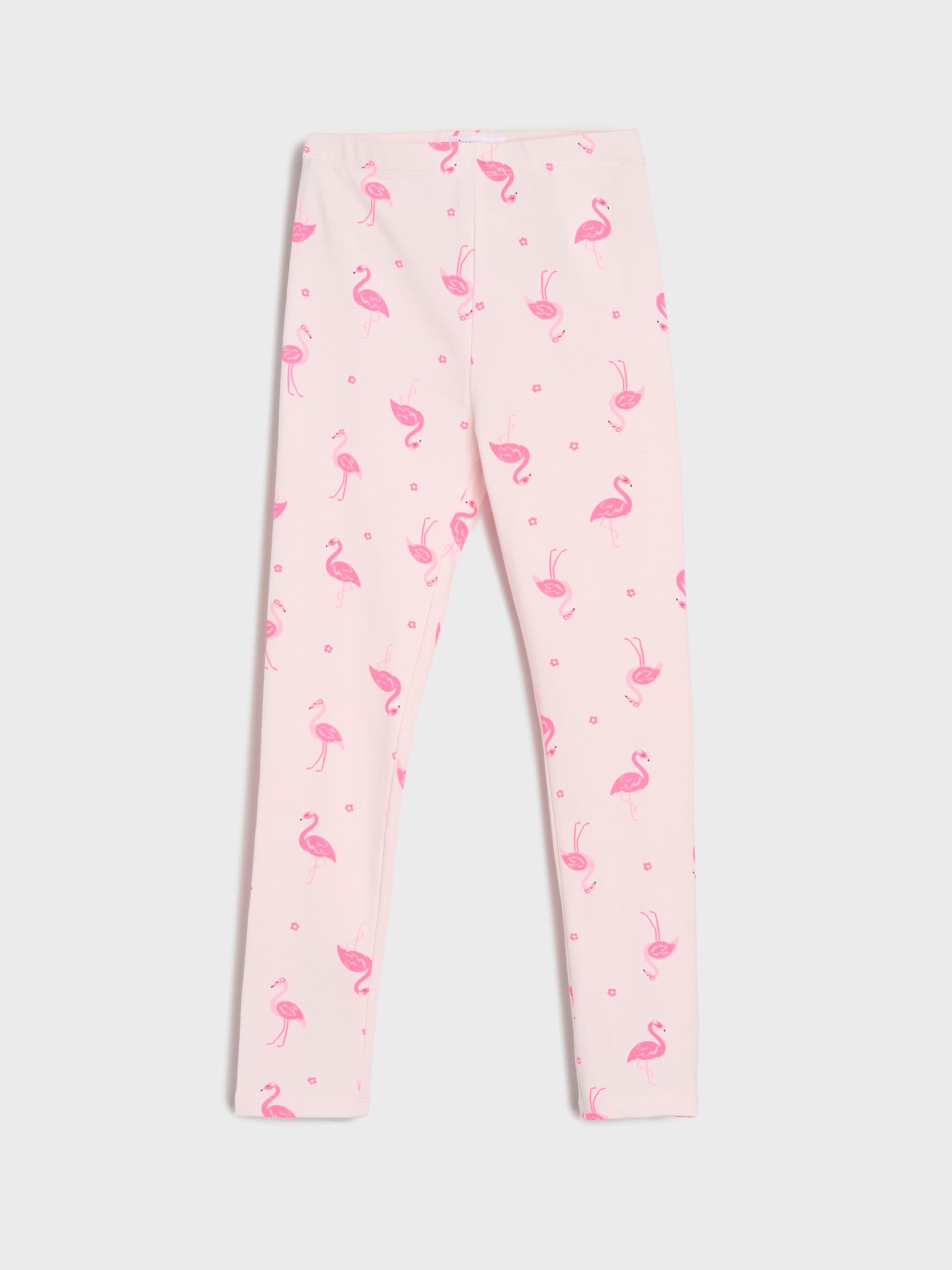 Sinsay - Legginsy we flamingi - różowy