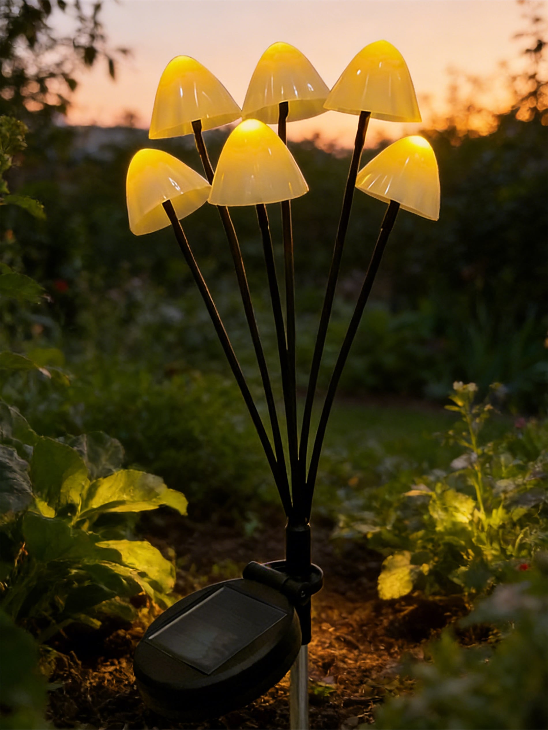 Lampa solarna LED do wbicia w ziemię