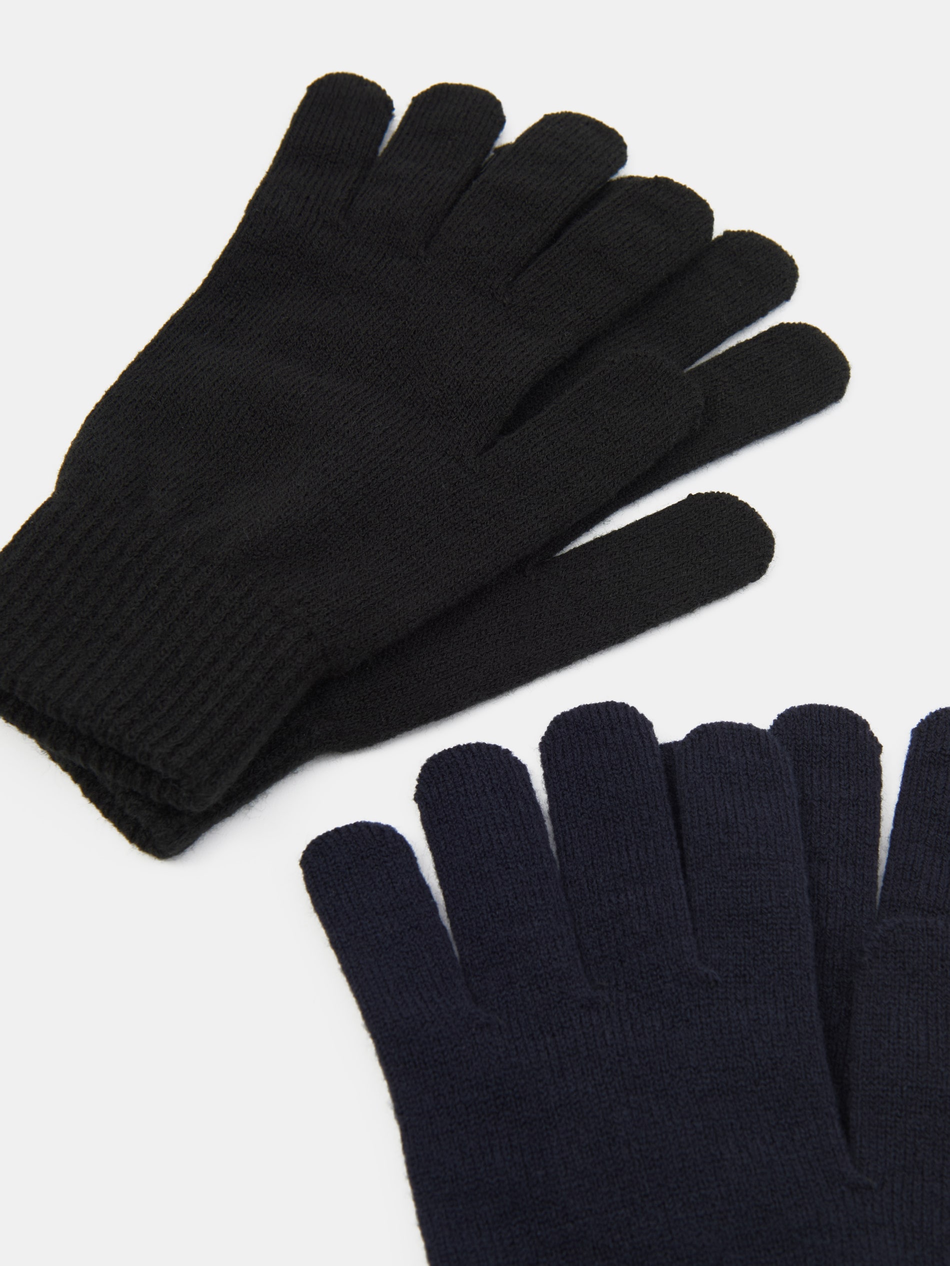 Sinsay - Σετ με 2 ζεύγη γάντια - ναυτικο μπλε φωτογραφία