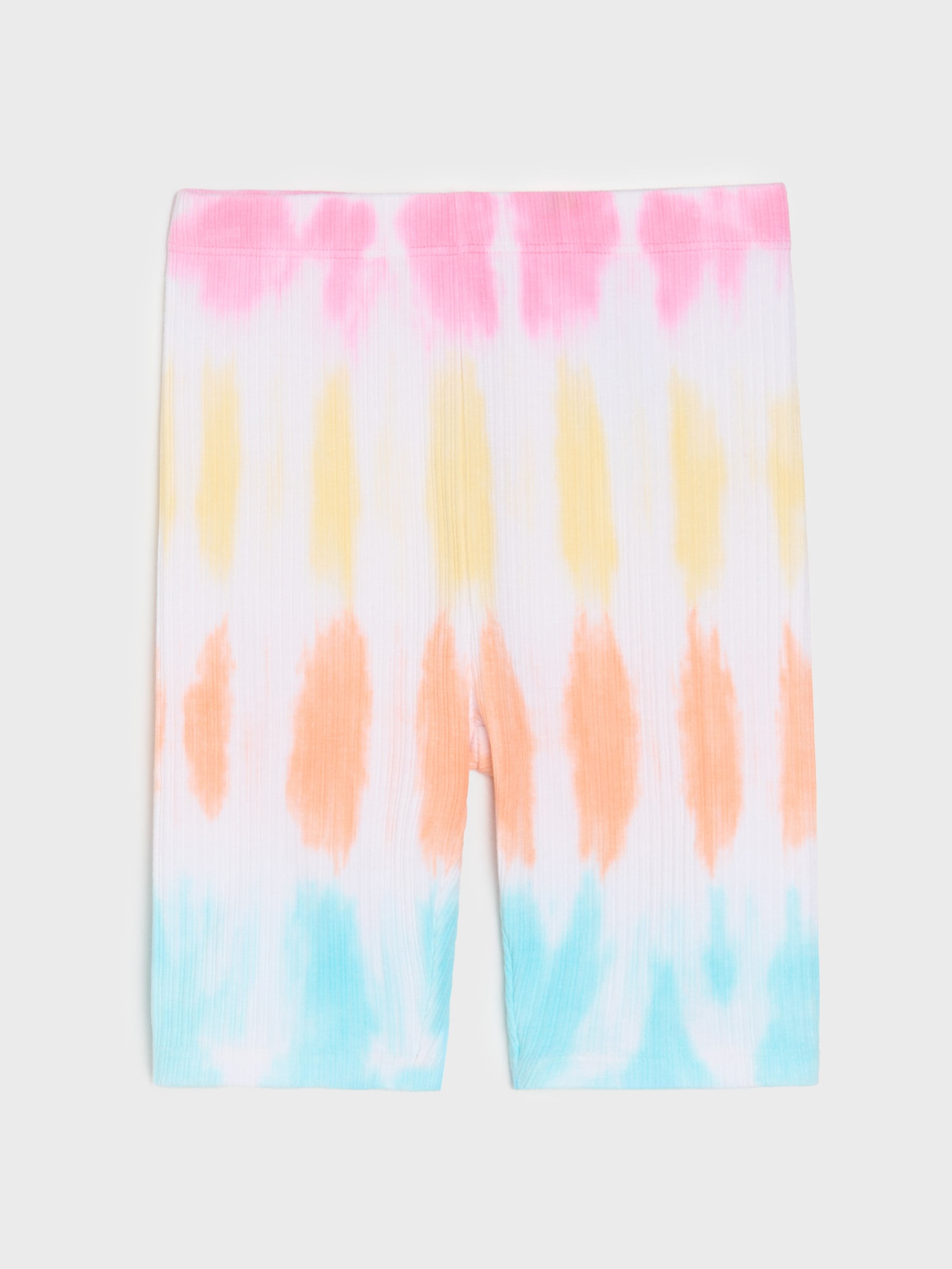 Sinsay - Kolarki tie dye z prążkowanej dzianiny - wielobarwny