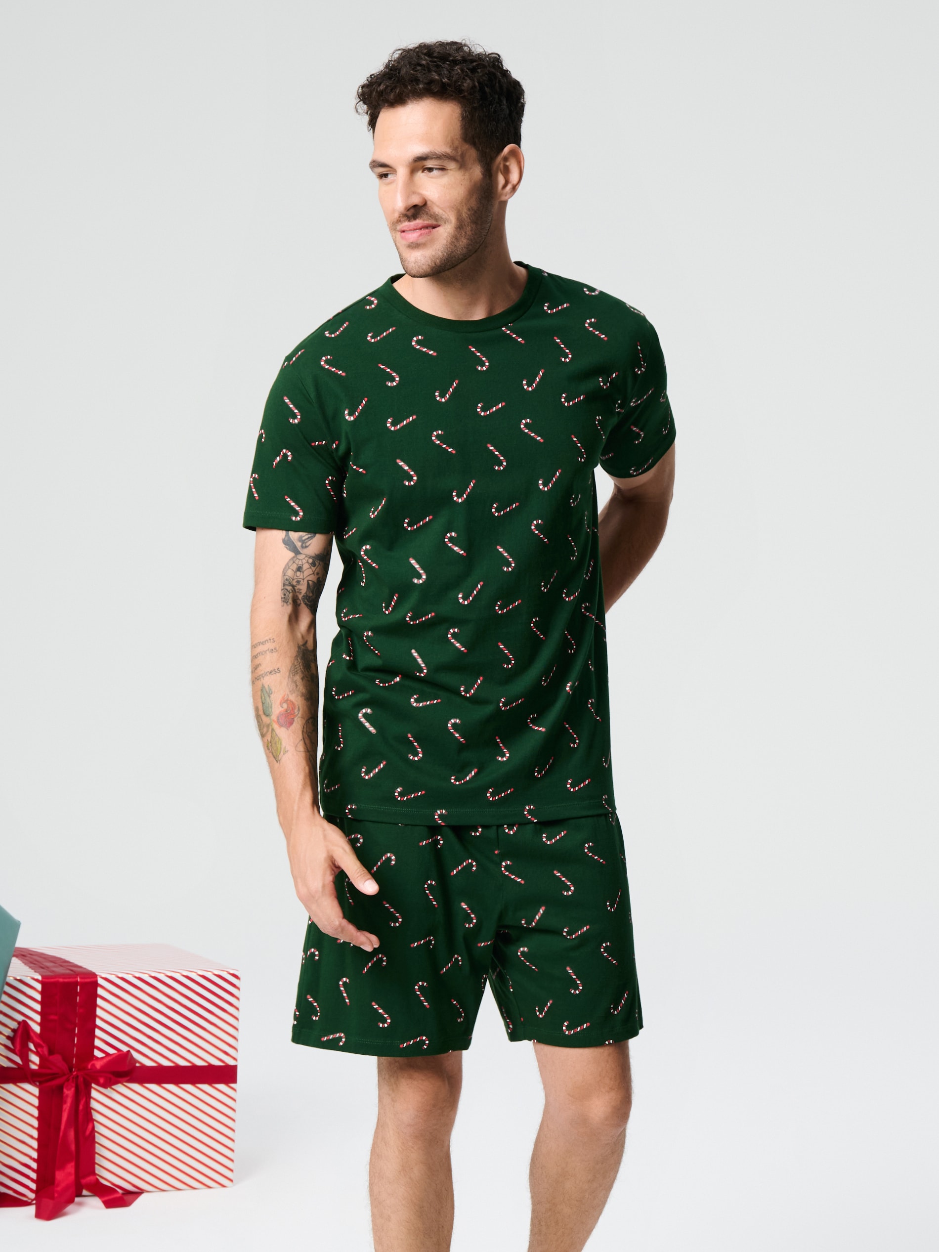 Sinsay - Piżama dwuczęściowa - zielony