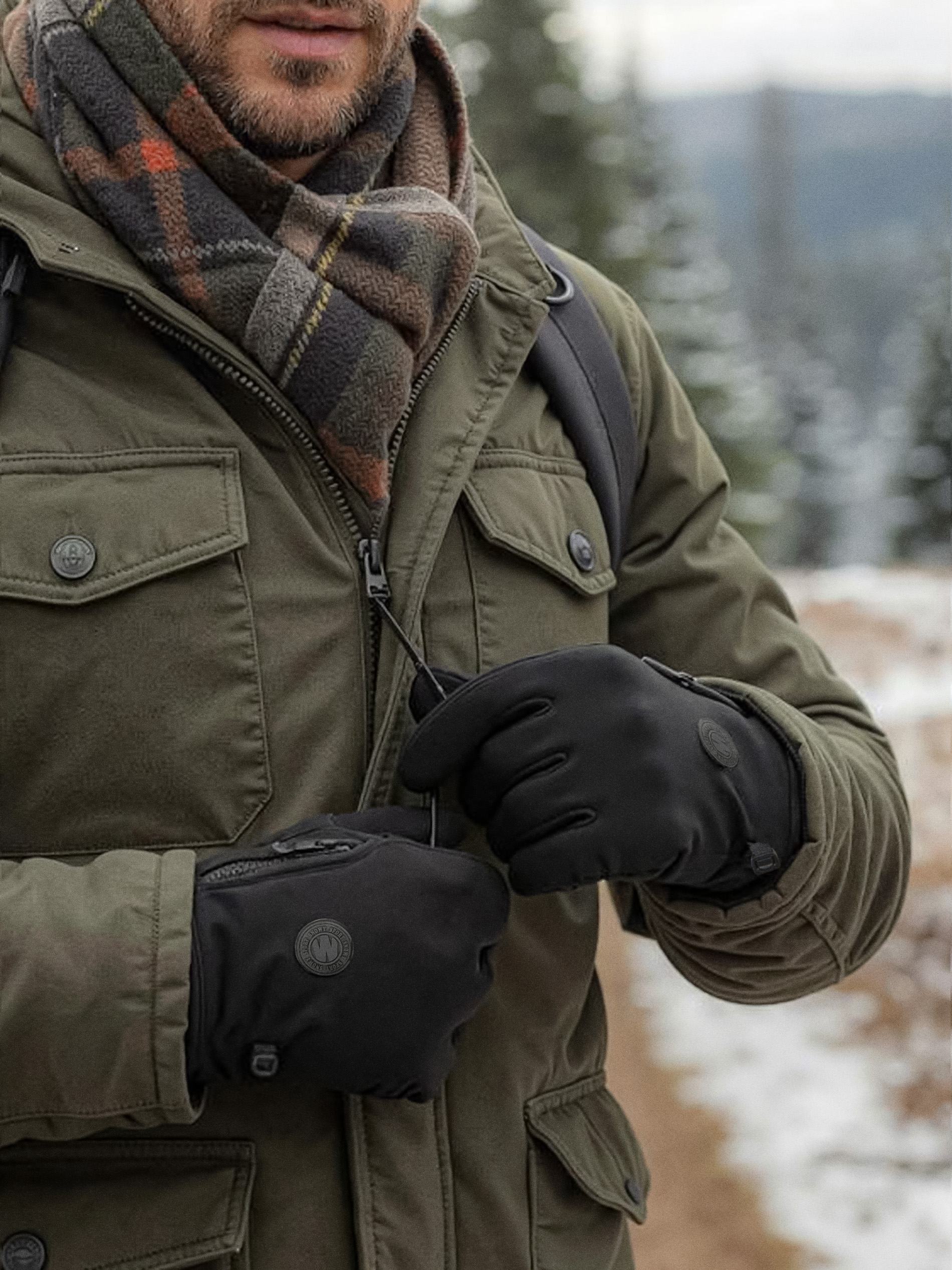 Sinsay - Γάντια - μαυρο φωτογραφία