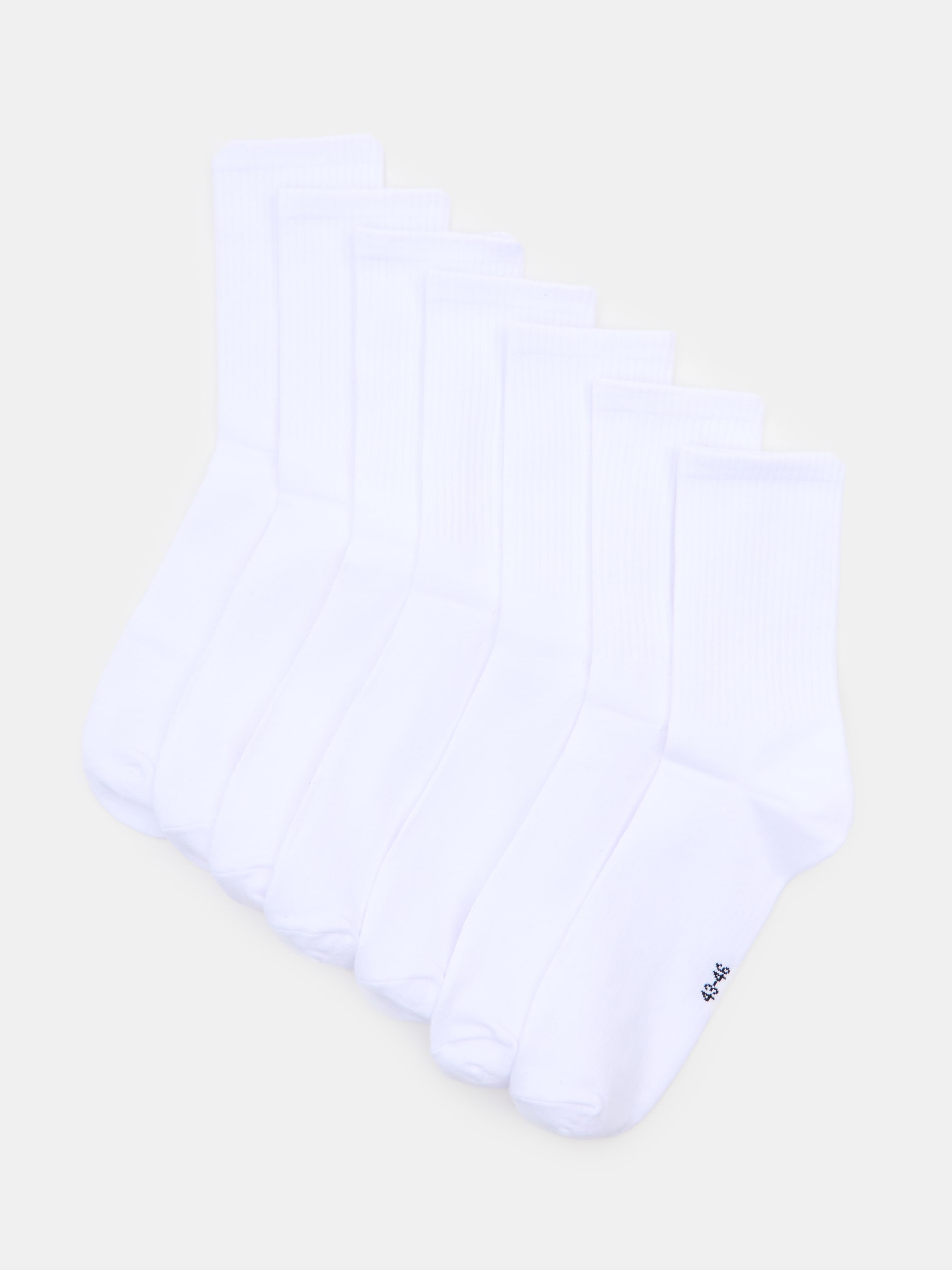 Sinsay - Długie skarpetki OEKO-TEX 7 pack - biały