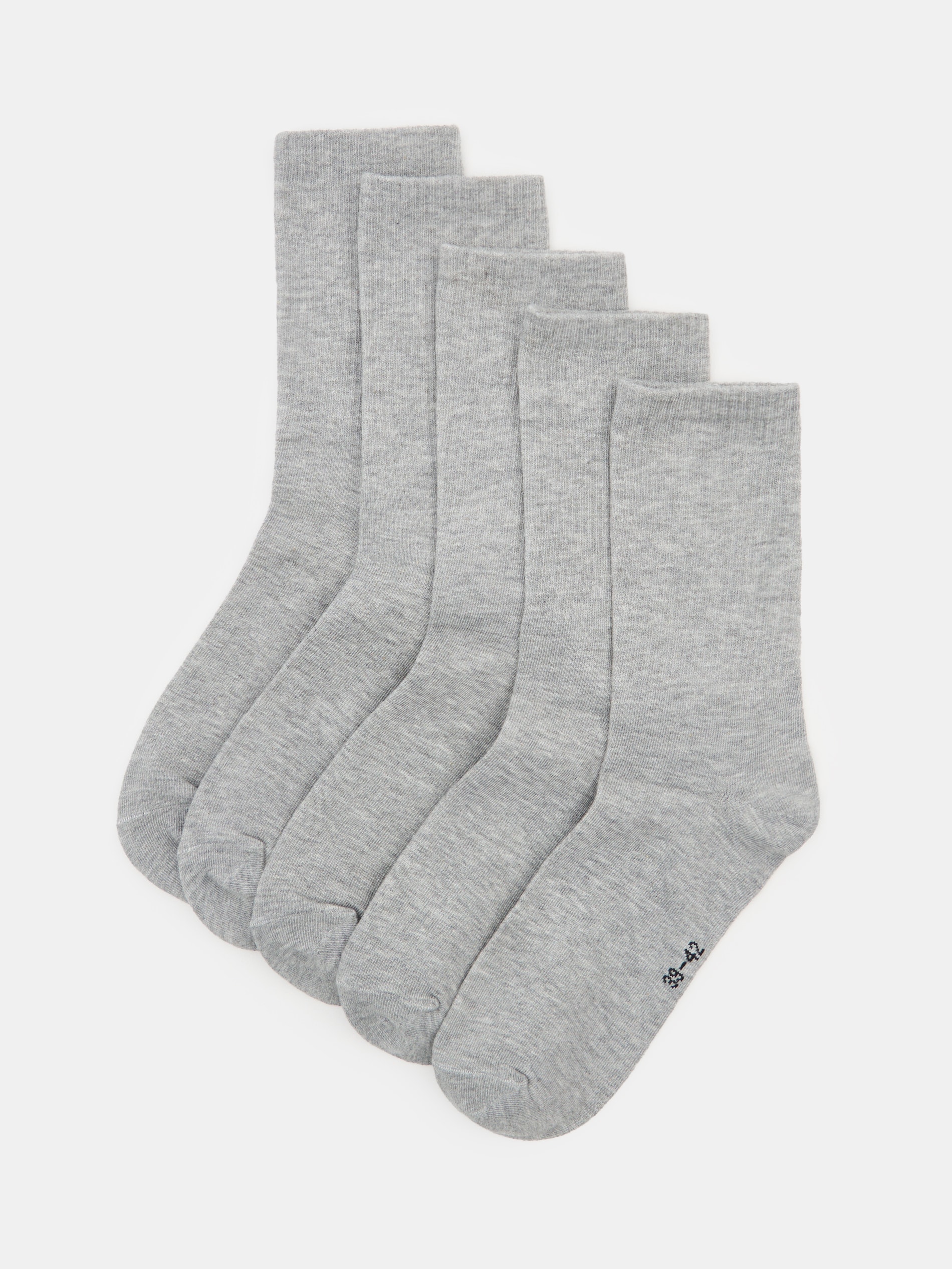 Sinsay - Długie skarpetki OEKO-TEX 5 pack - szary