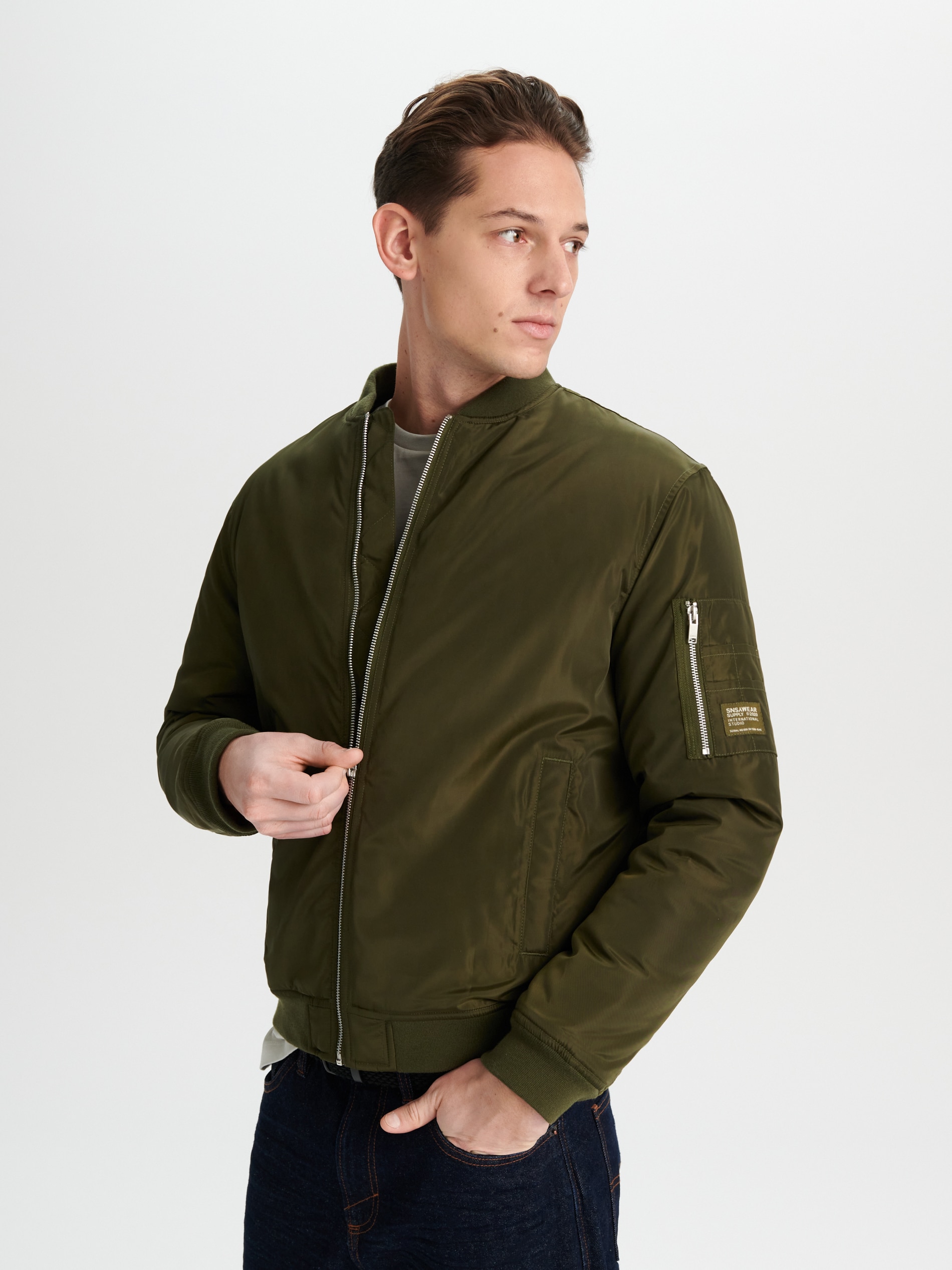 Sinsay - Kurtka bomberka - khaki