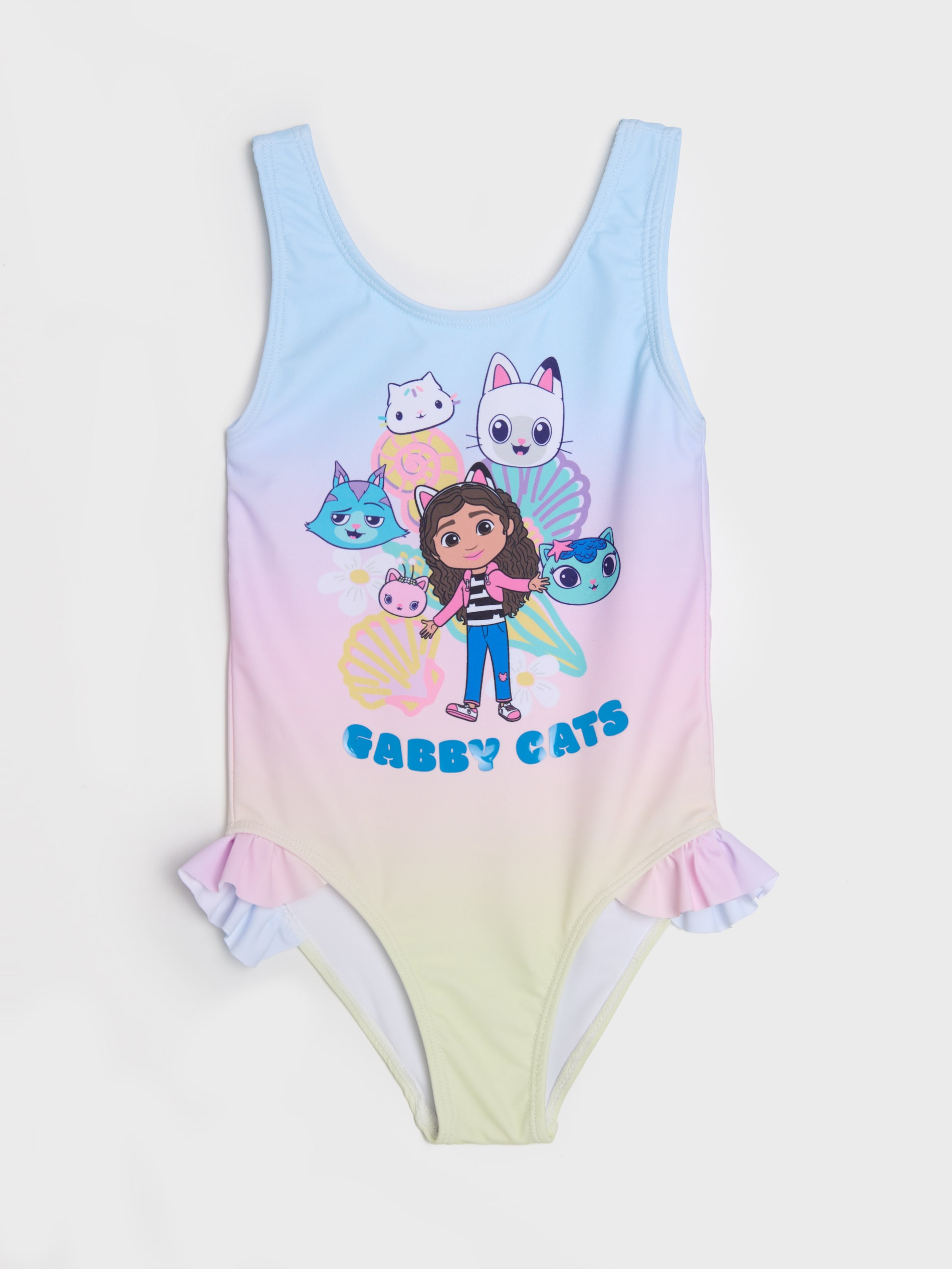 Sinsay - Kostium kąpielowy z efektem ombre Gabby's Dollhouse - wielobarwny