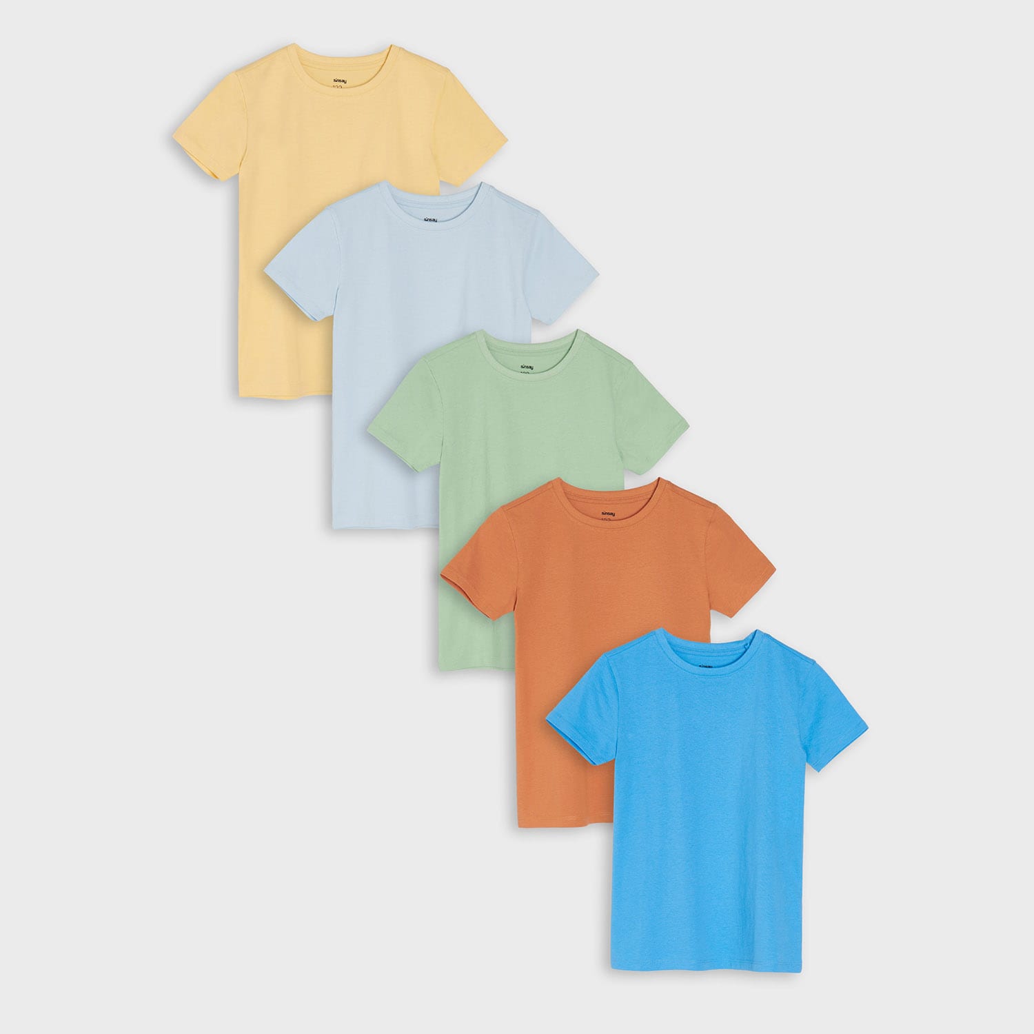 Sinsay – Set de 5 tricouri – Albastru