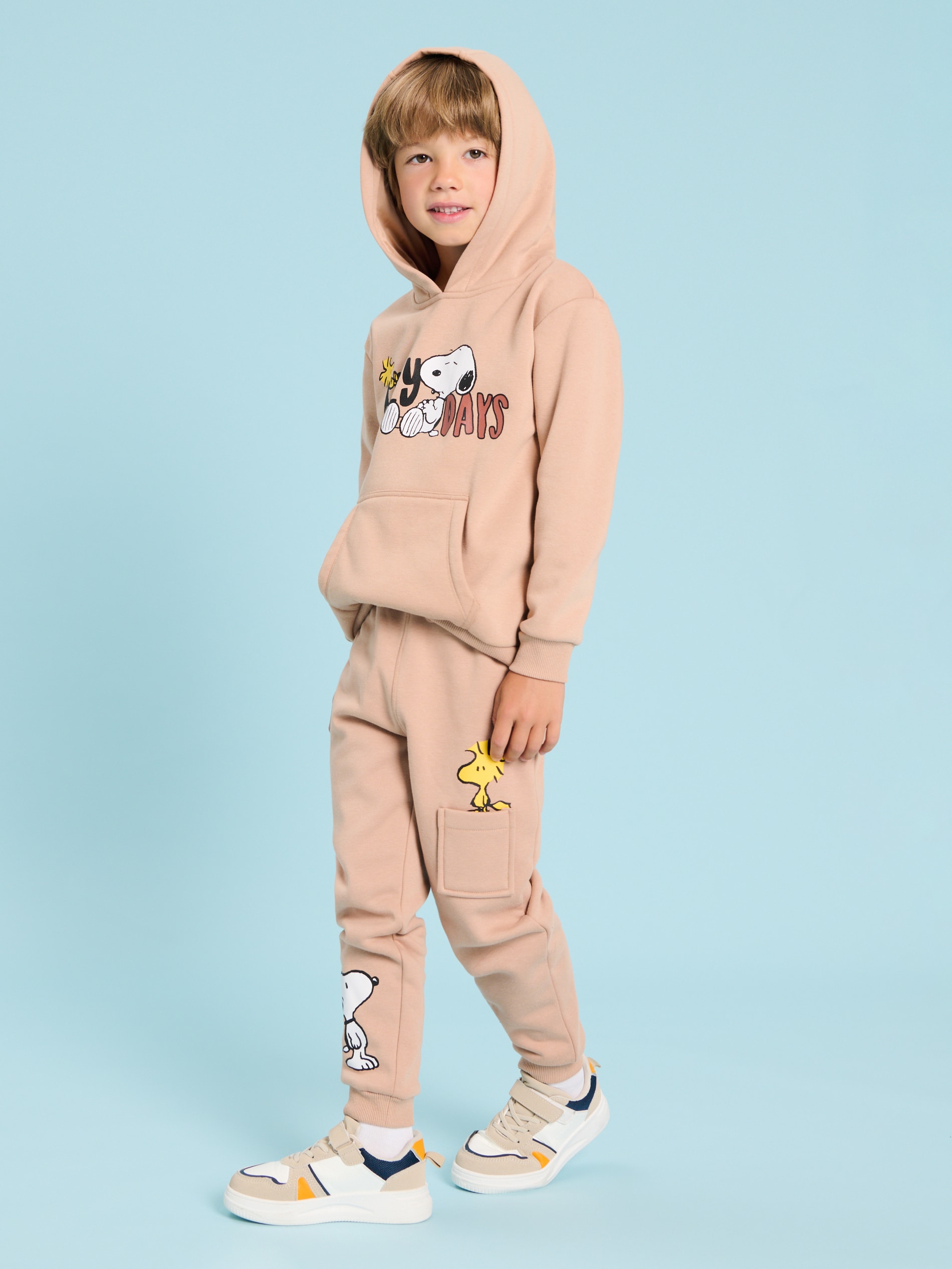 Sinsay - Bluza Snoopy - beżowy