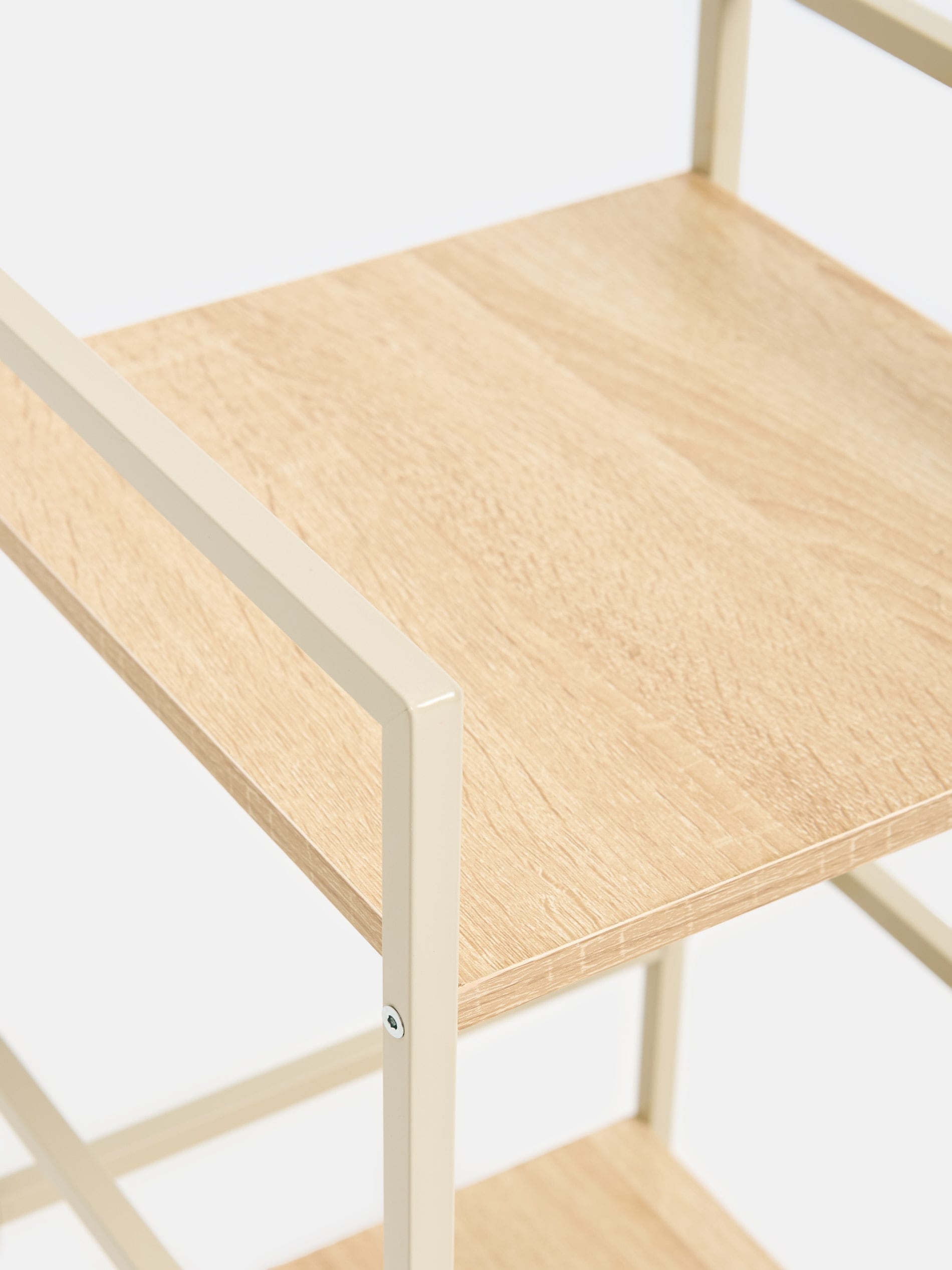 Sinsay - Μεταλλικό ράφι δύο επιπέδων - μπεζ φωτογραφία