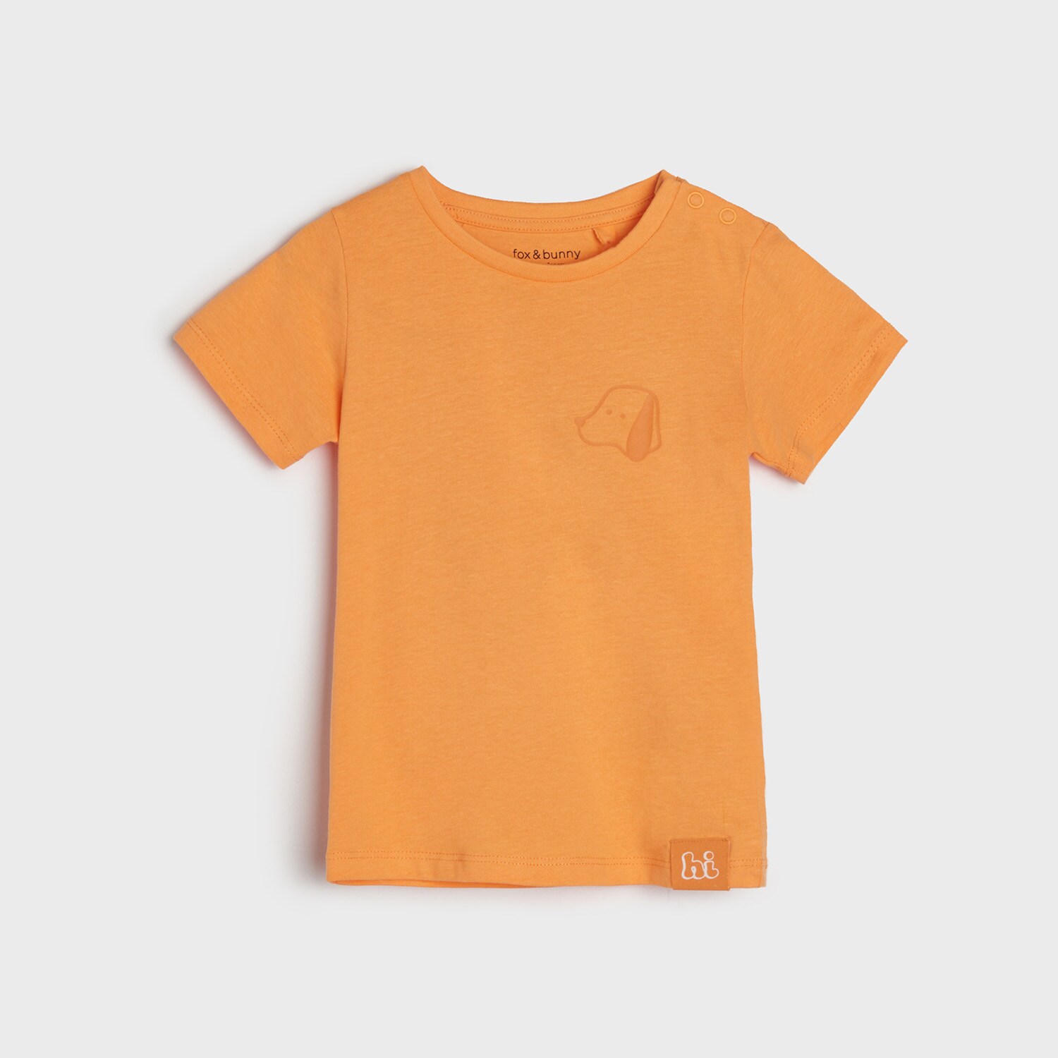 Sinsay - Tricou cu imprimeu - Oranj