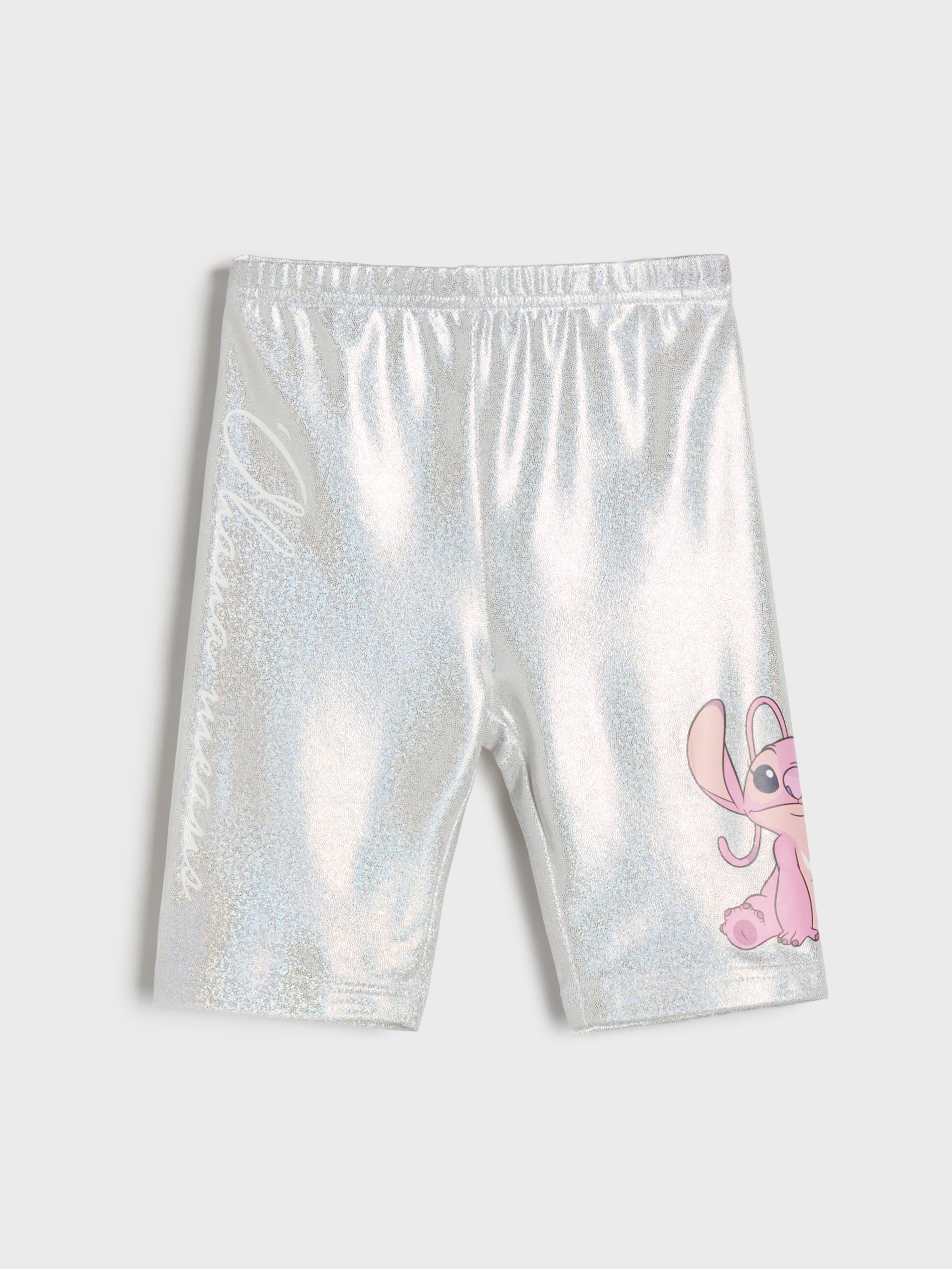 Sinsay - Krótkie legginsy Stitch - srebrny