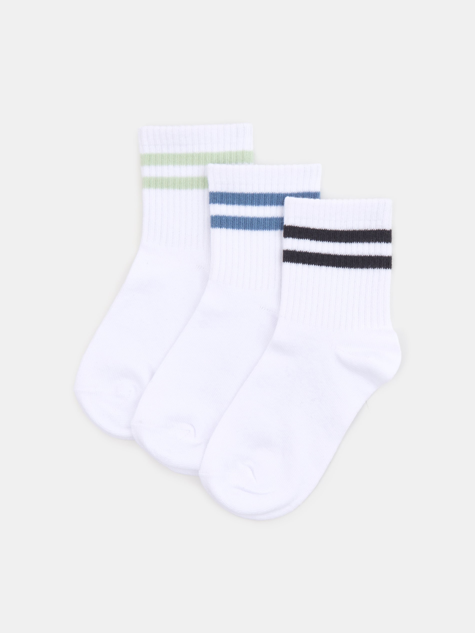 Sinsay - Bawełniane skarpetki 3 pack - wielobarwny