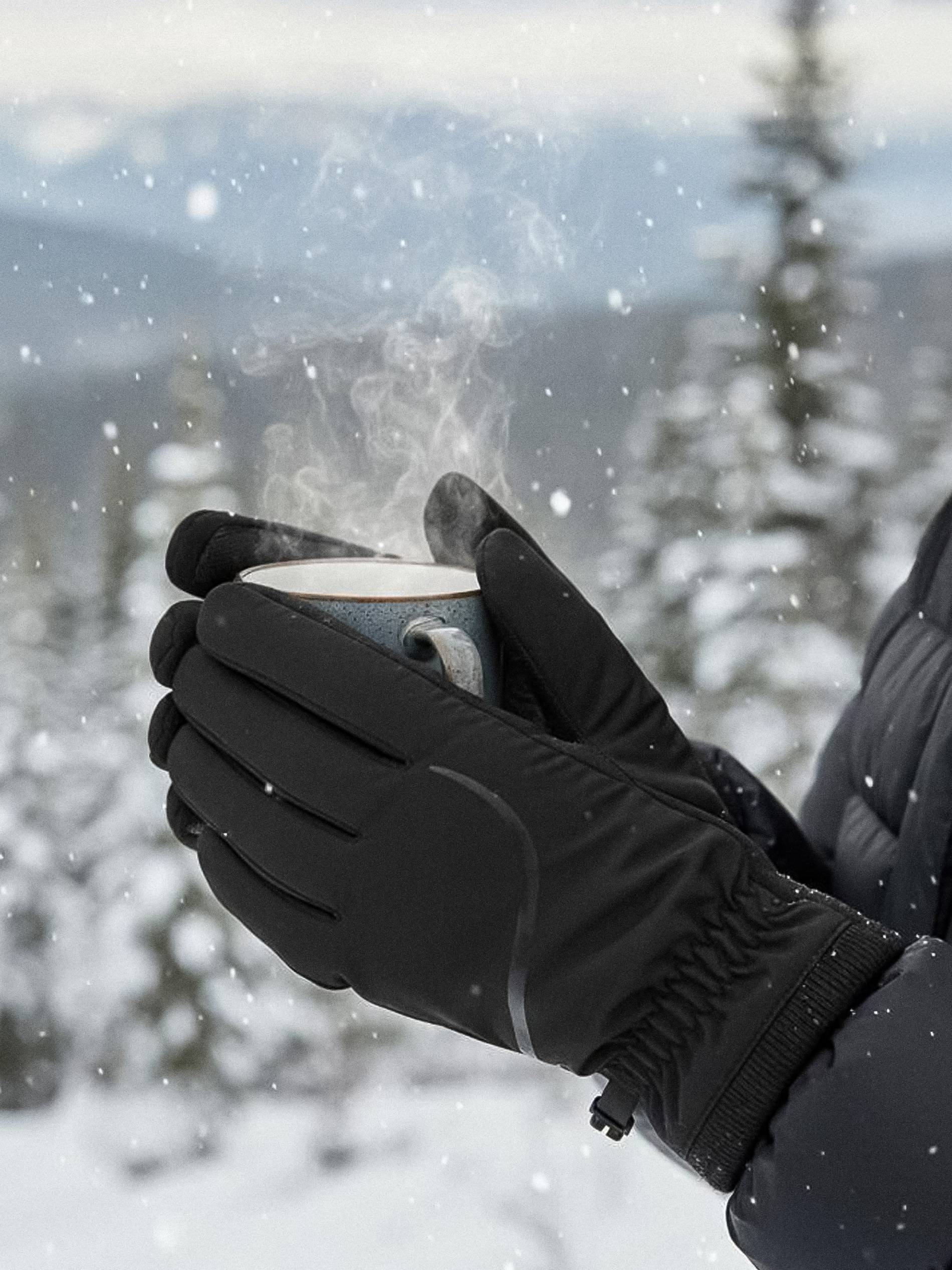 Sinsay - Γάντια σκι - μαυρο φωτογραφία