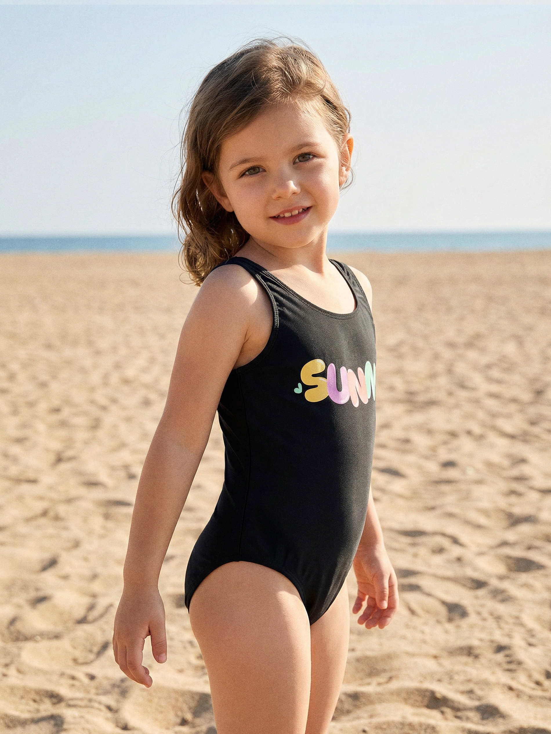 Sinsay - Strój kąpielowy z silikonowym nadrukiem 