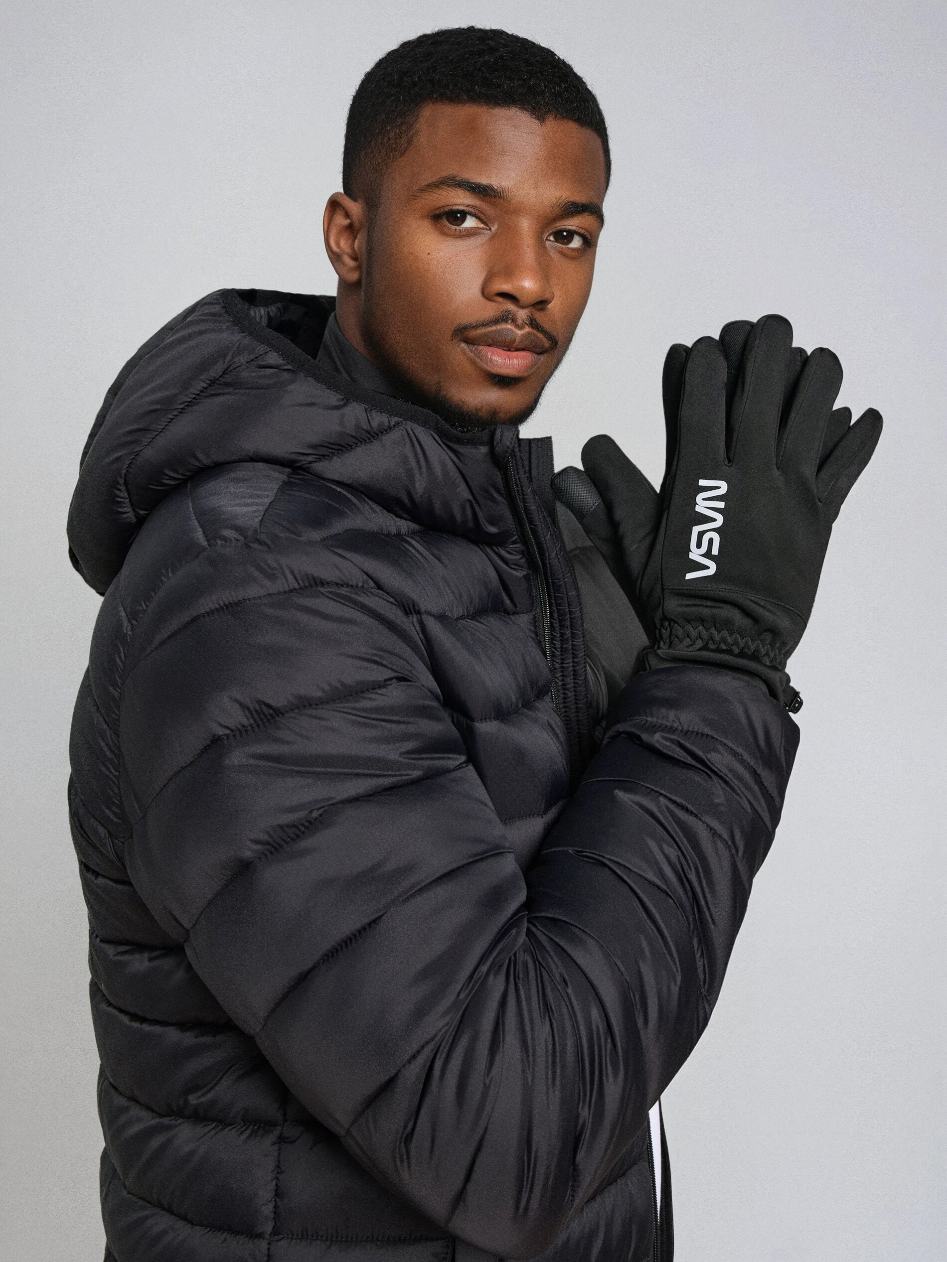 Sinsay - Γάντια NASA - μαυρο φωτογραφία