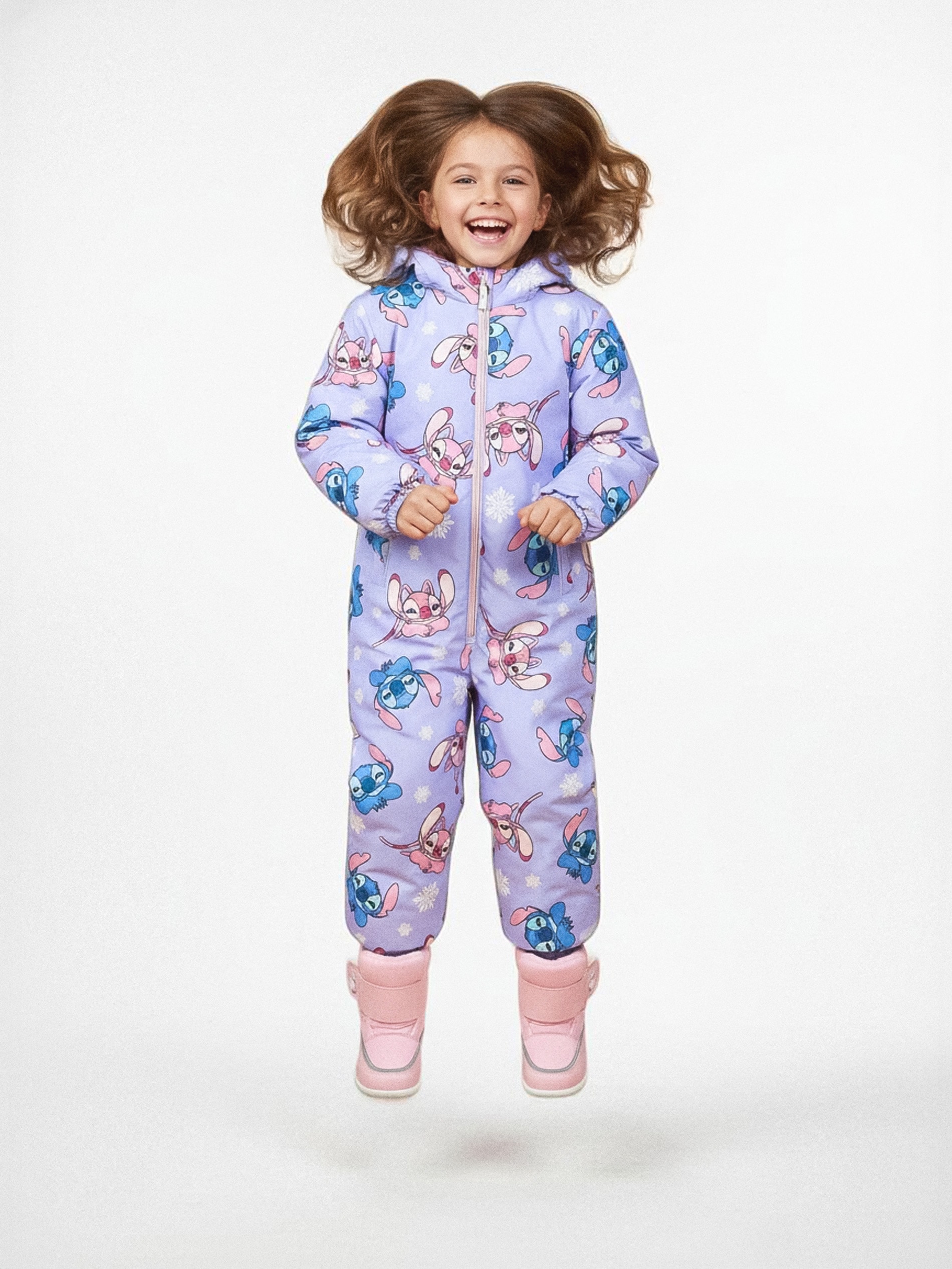 Sinsay - Kombinezon z kapturem Stitch - niebieski