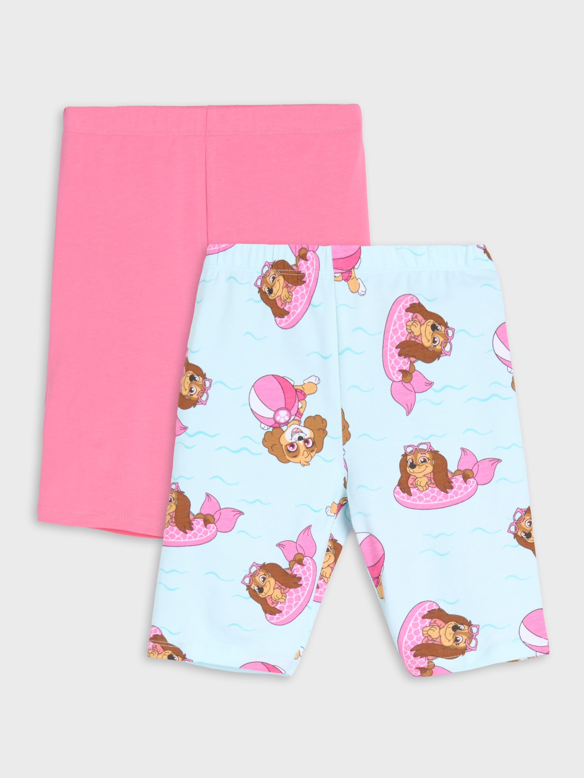 Sinsay - Krótkie legginsy 2 pack PAW Patrol - błękitny
