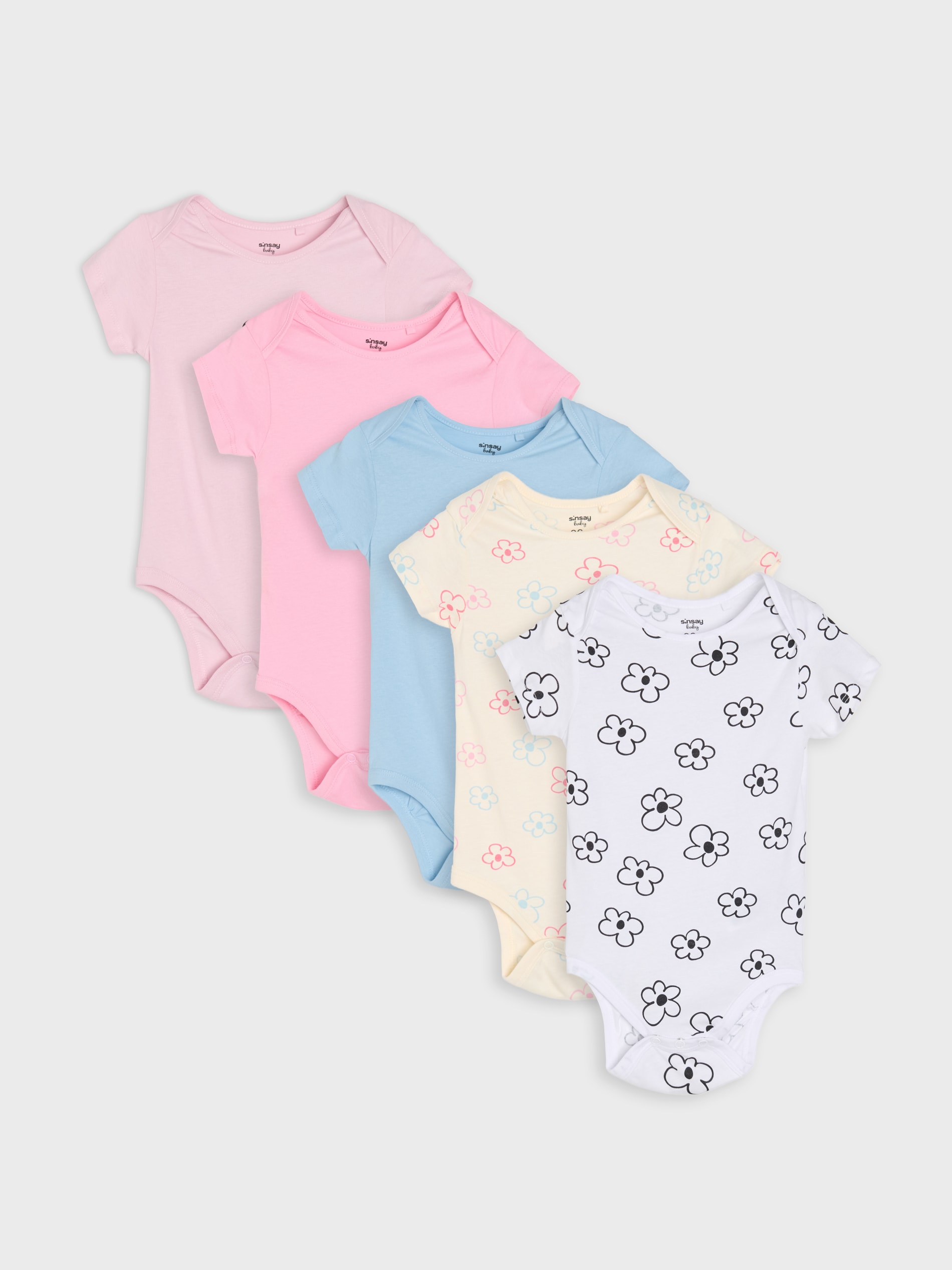 Sinsay - Body 5 pack - biały