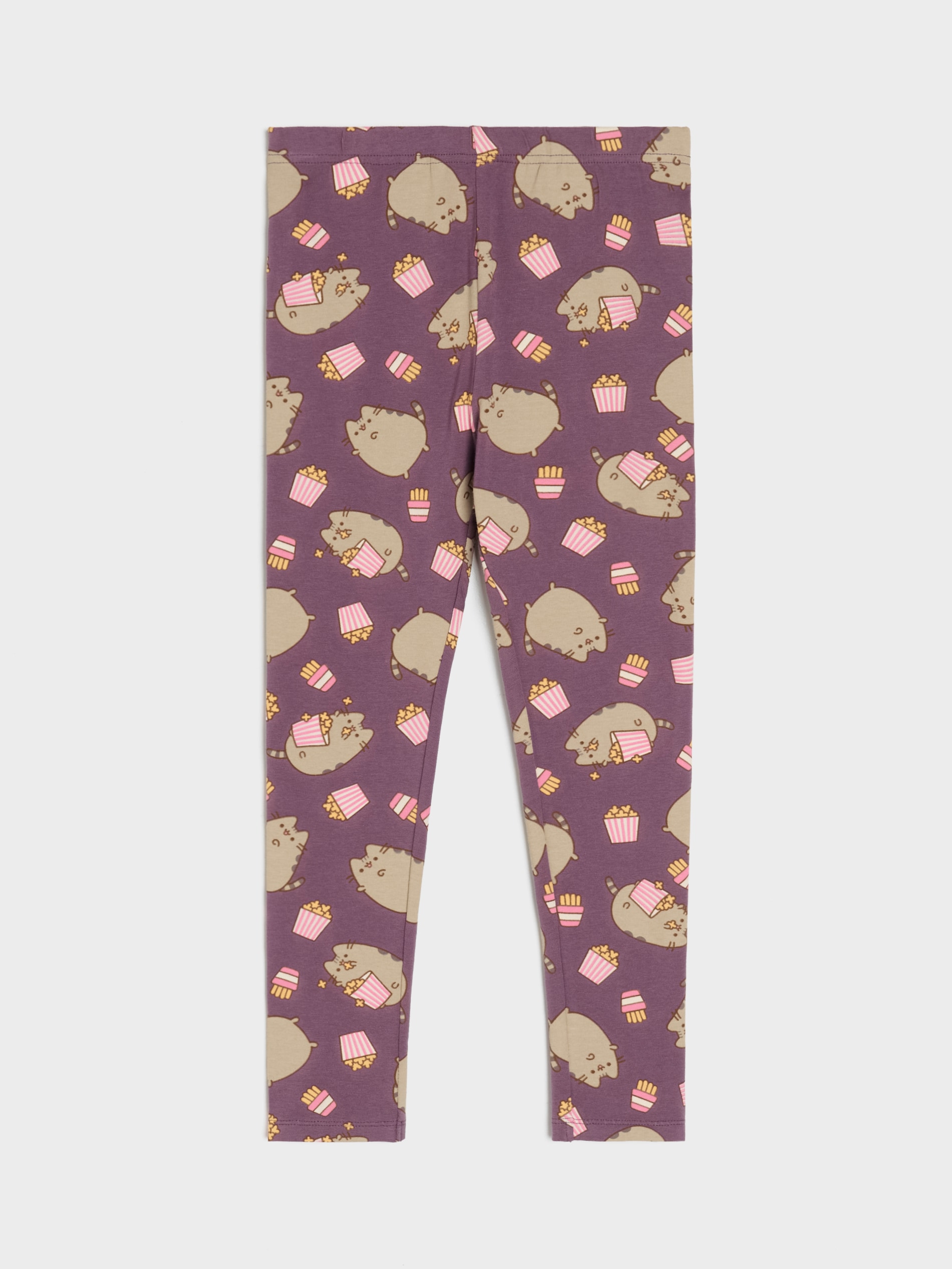 Sinsay - Legginsy Pusheen the Cat - fioletowy