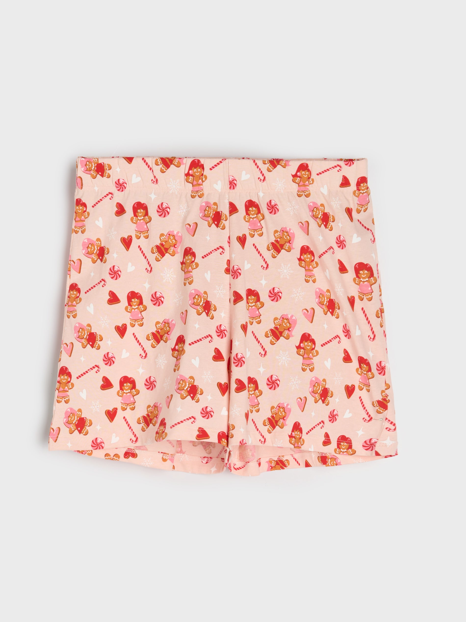 Sinsay - Πυτζάμα δύο τεμαχίων από βαμβάκι με τύπωμα - ροζ παστελ φωτογραφία