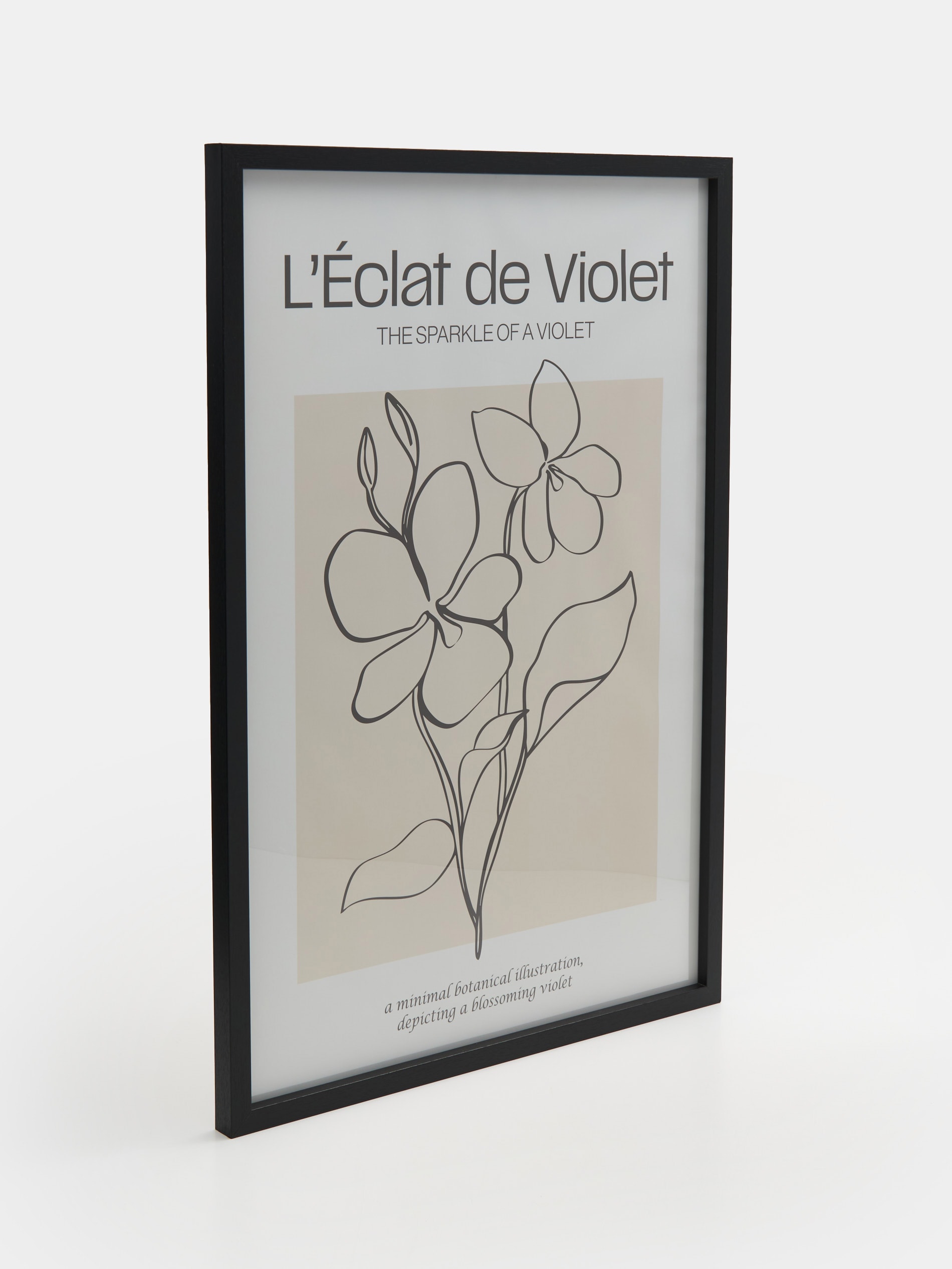 Sinsay - Κορνίζα με graphic τύπωμα - πολυχρωμο φωτογραφία