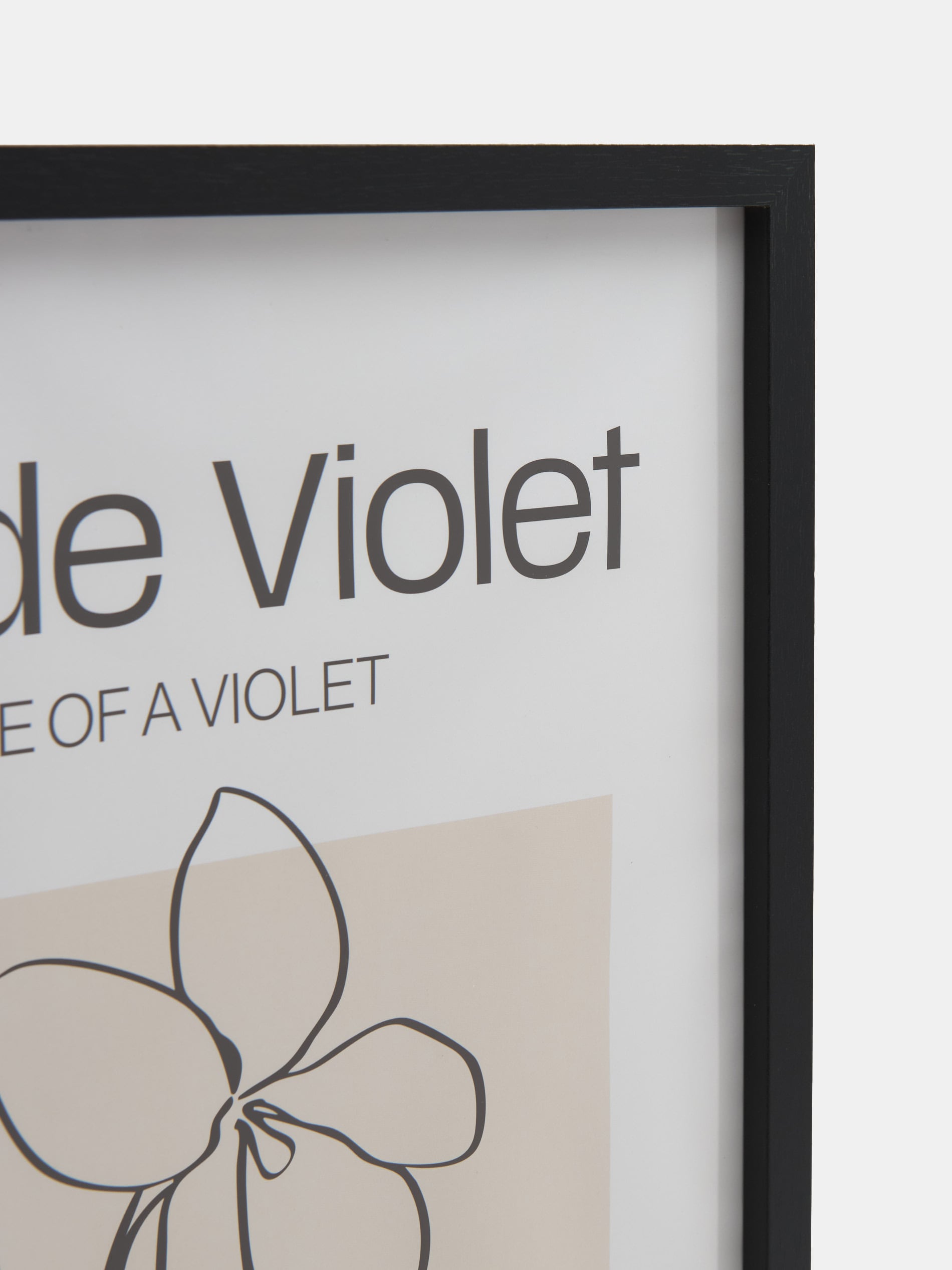 Sinsay - Κορνίζα με graphic τύπωμα - πολυχρωμο φωτογραφία