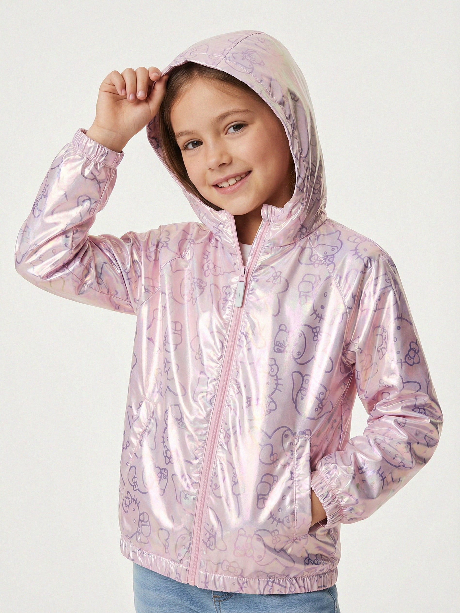 Sinsay - Kurtka bomberka ze wzorem Hello Kitty - wielobarwny