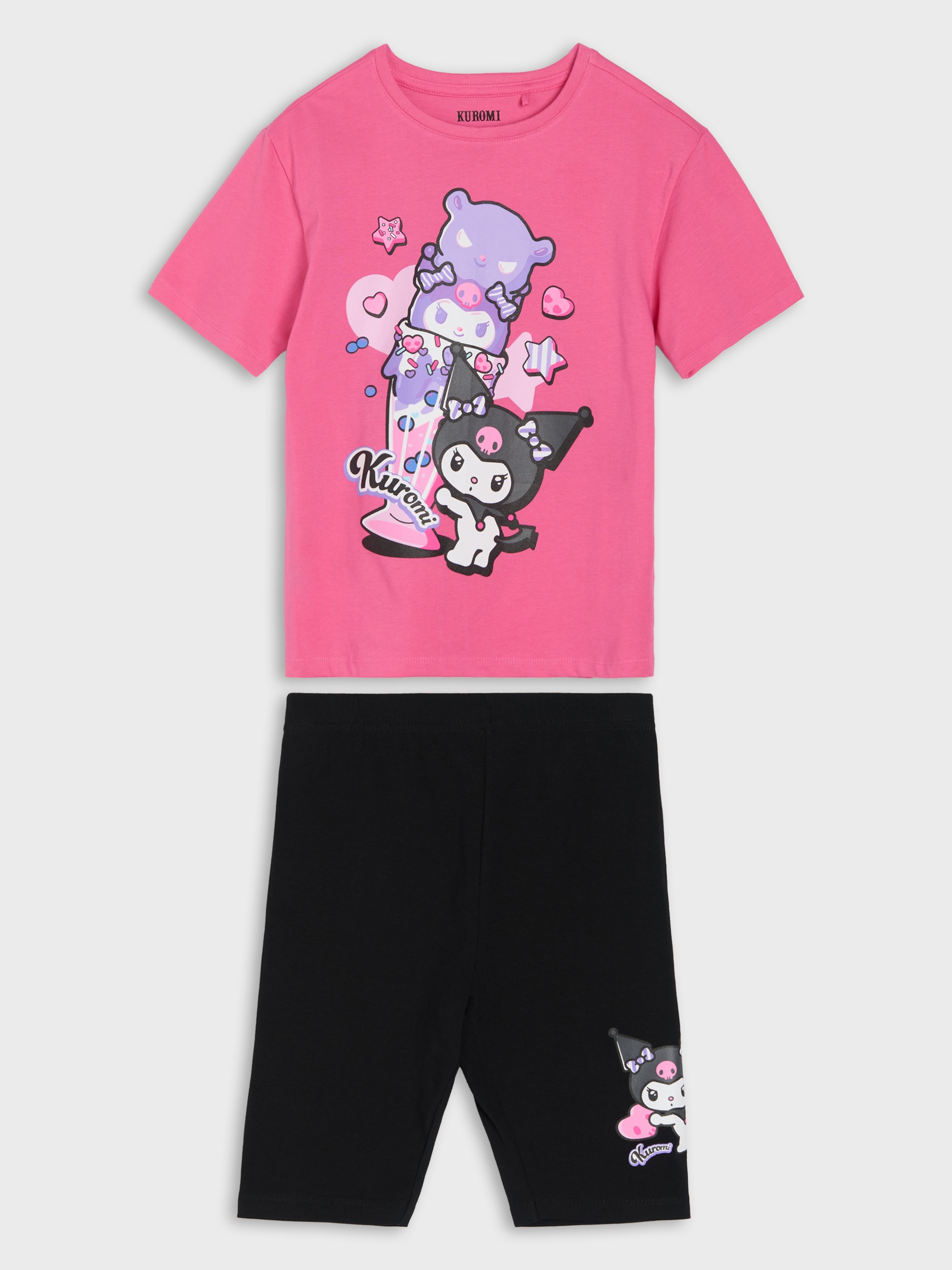 Sinsay - Bawełniany komplet Kuromi - różowy