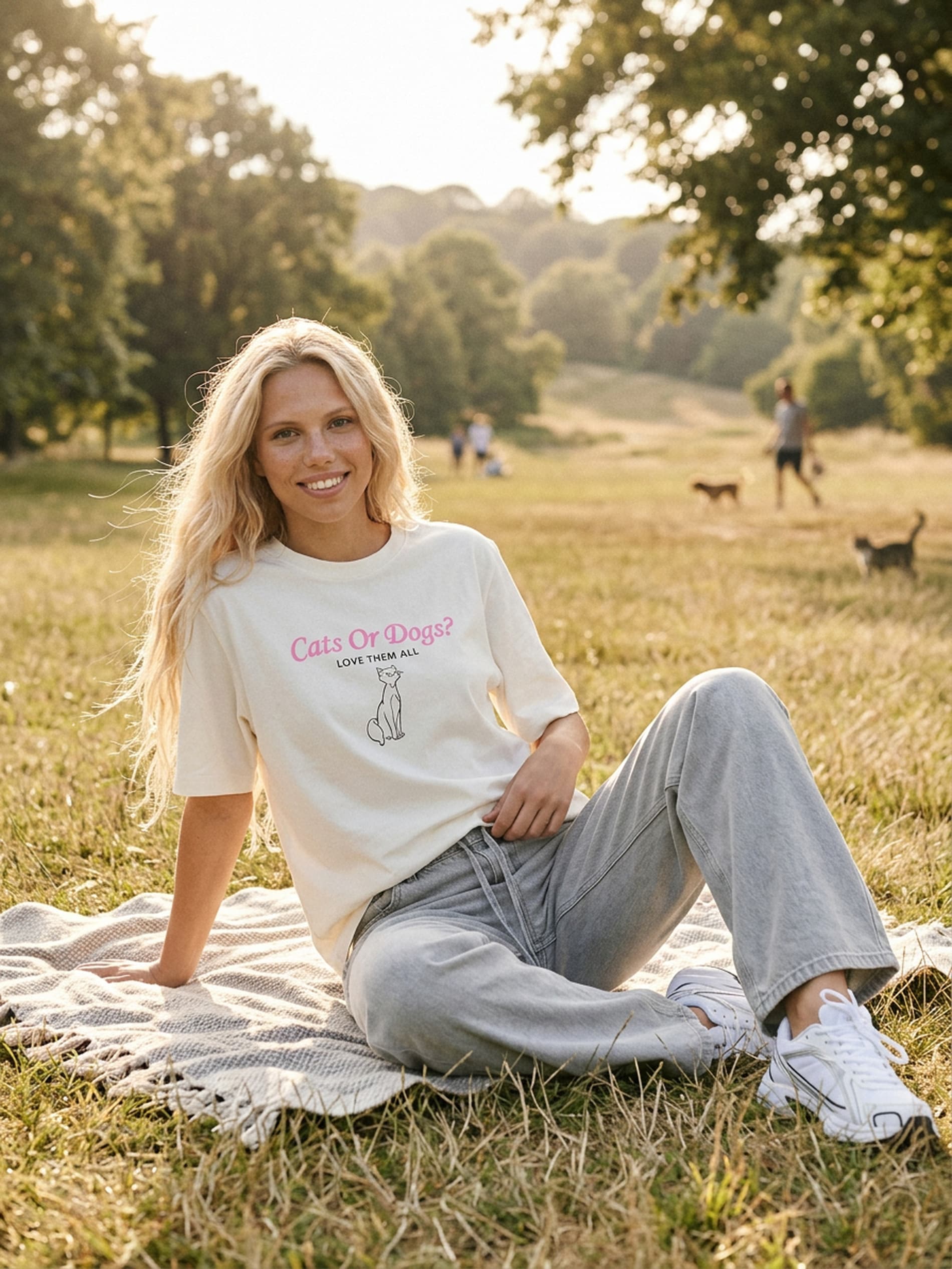 Sinsay - Jeansy joggery wide leg - szary