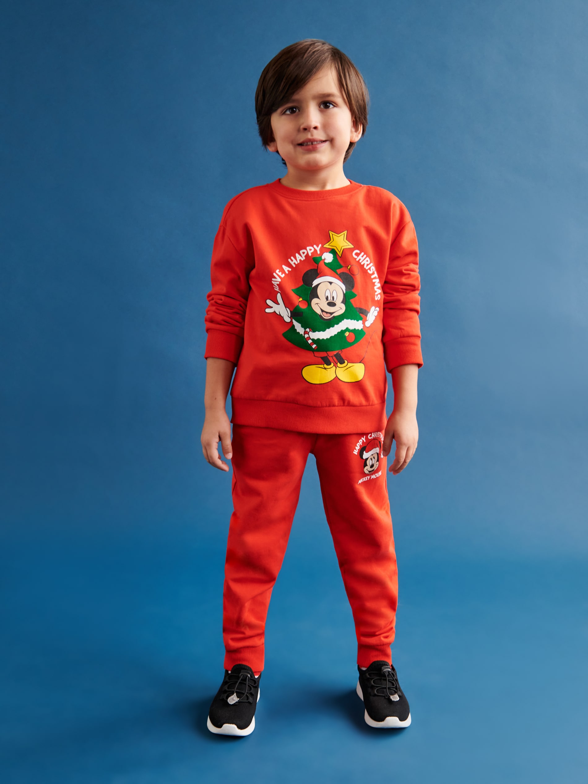 Sinsay - Komplet dresowy Myszka Miki - czerwony