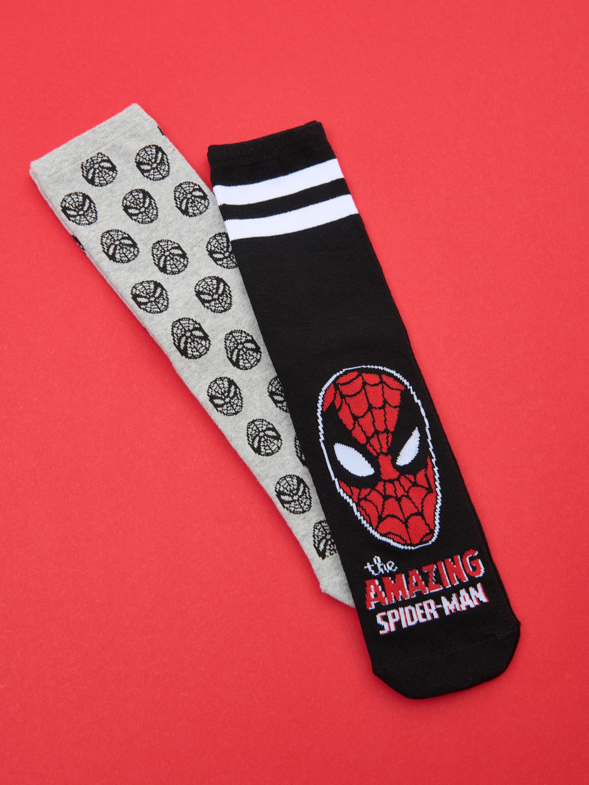 Sinsay - Skarpetki 2 pack Spider-Man - wielobarwny