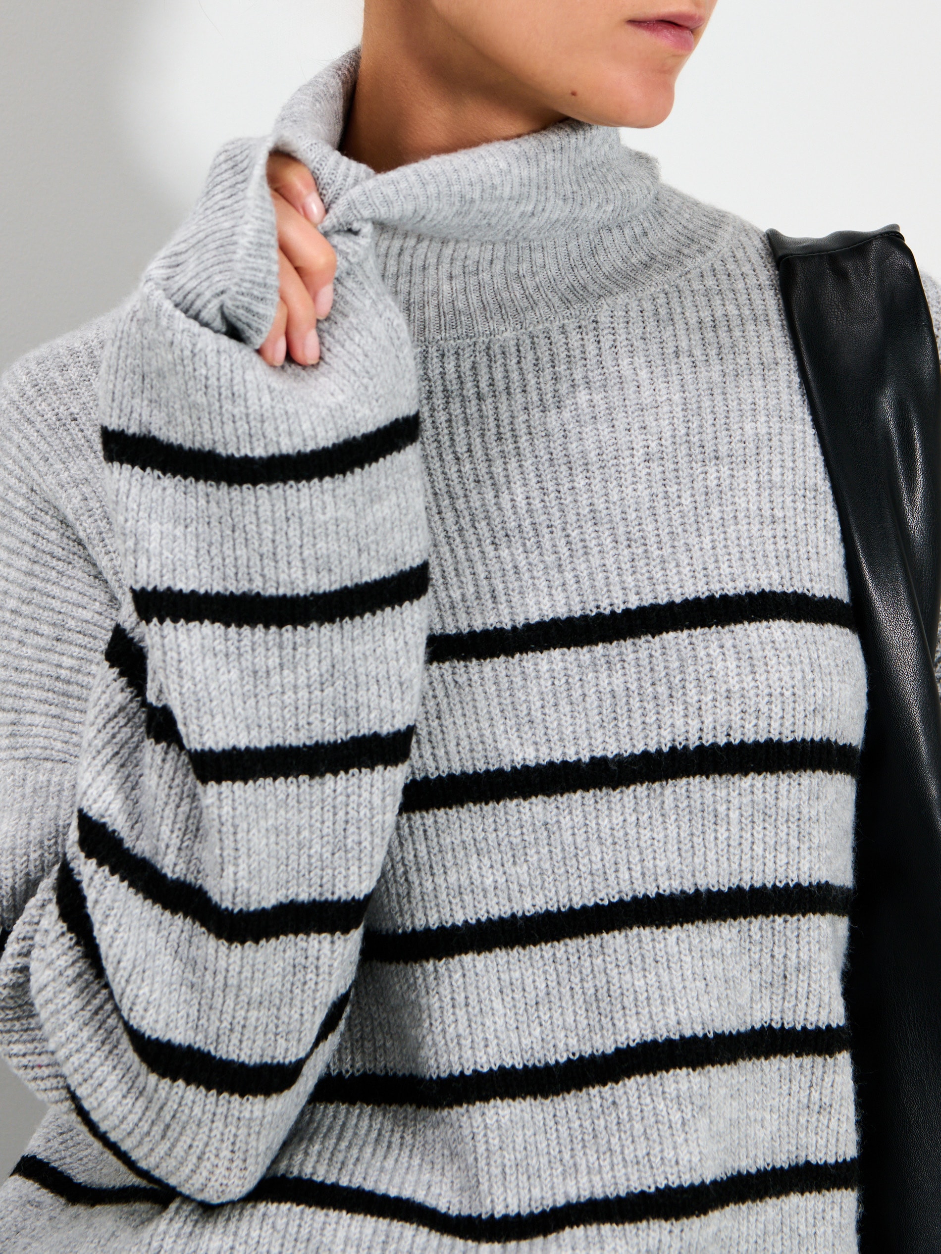 Sinsay - Ζιβάγκο με ρίγες - ανοιχτό γκρι φωτογραφία