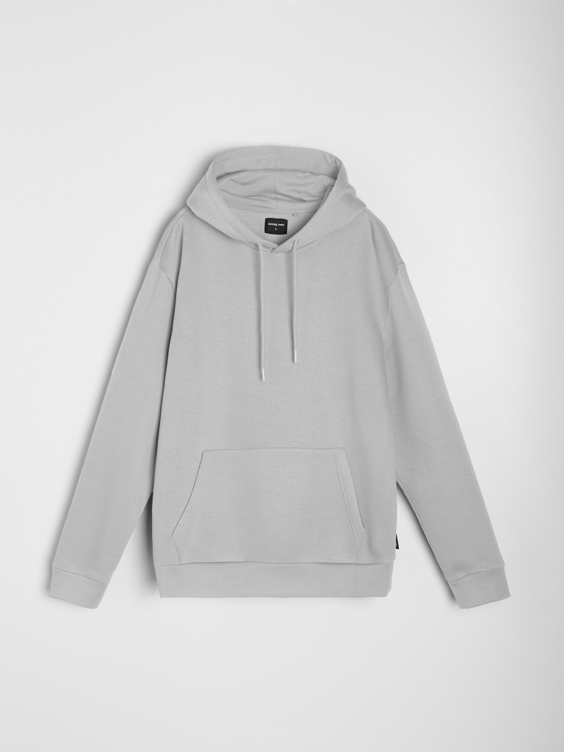 Sinsay - Bluza hoodie basic - kremowy
