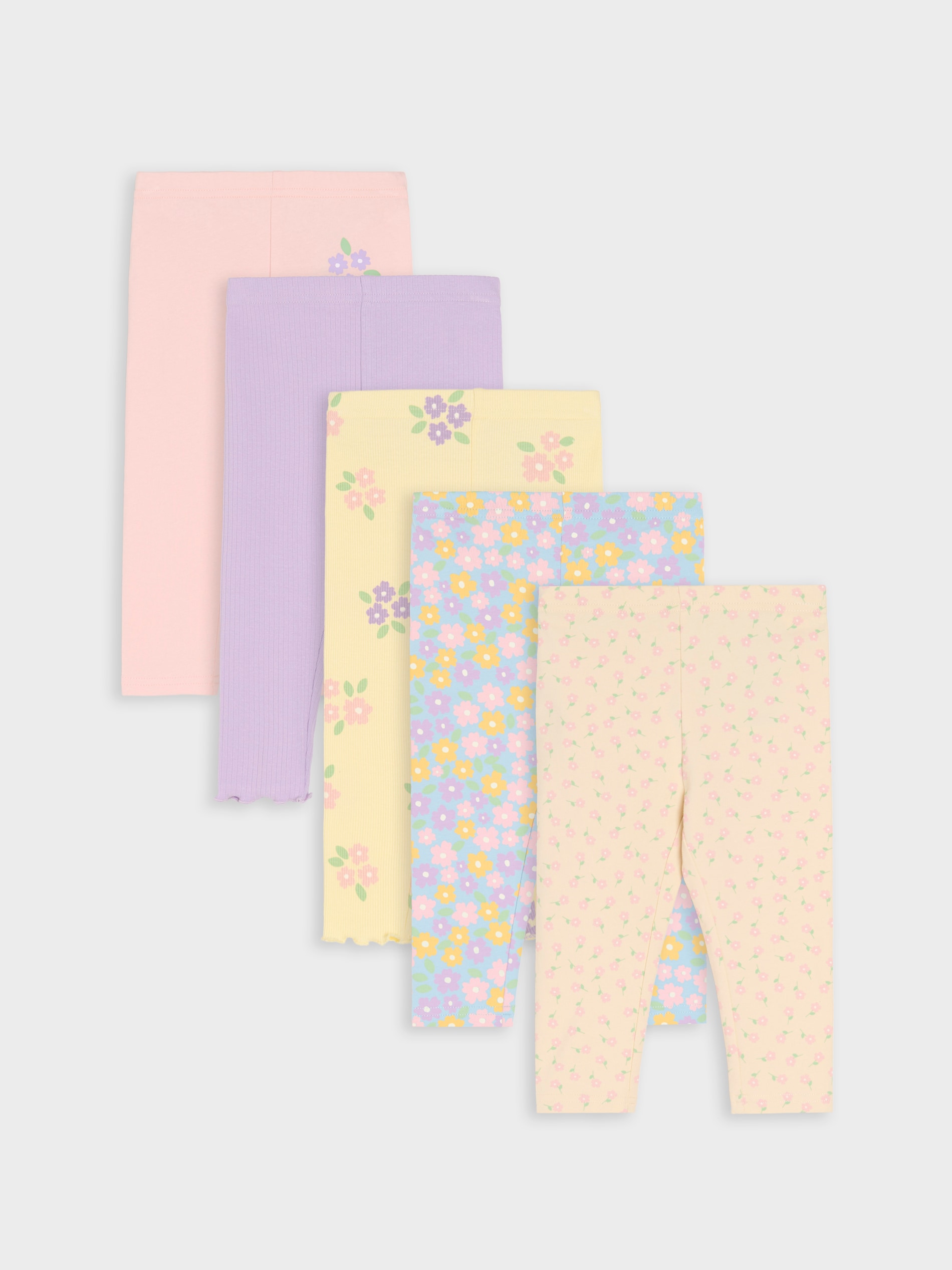 Sinsay - Legginsy 5 pack - fioletowy