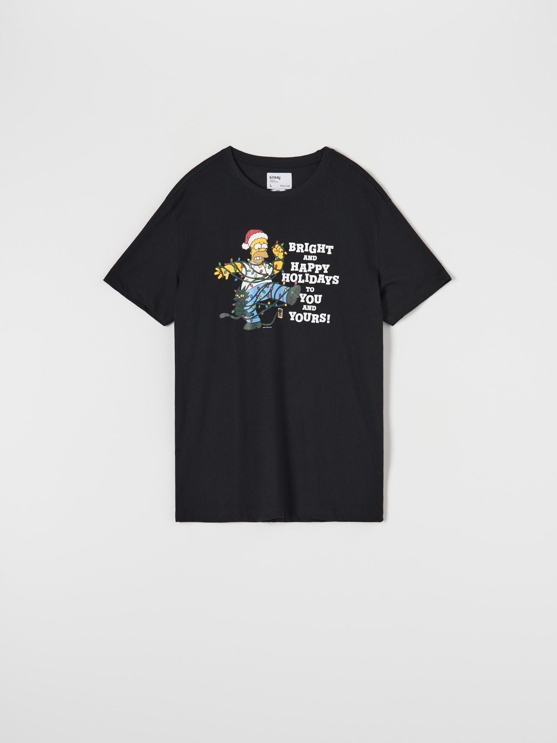 Sinsay - Koszulka The Simpsons - czarny