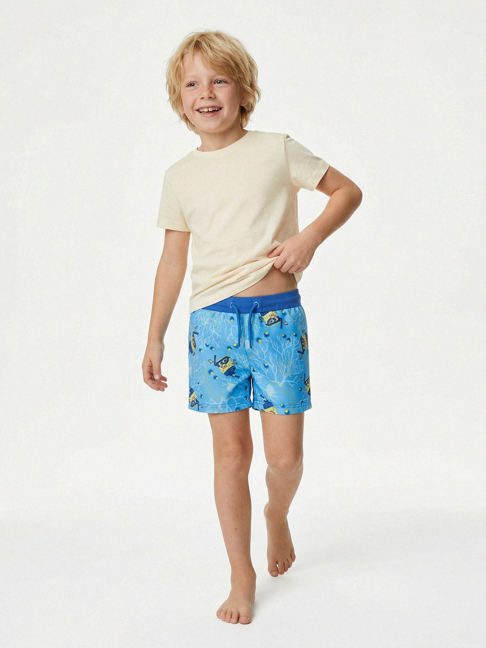 Sinsay - Kąpielówki SpongeBob - wielobarwny