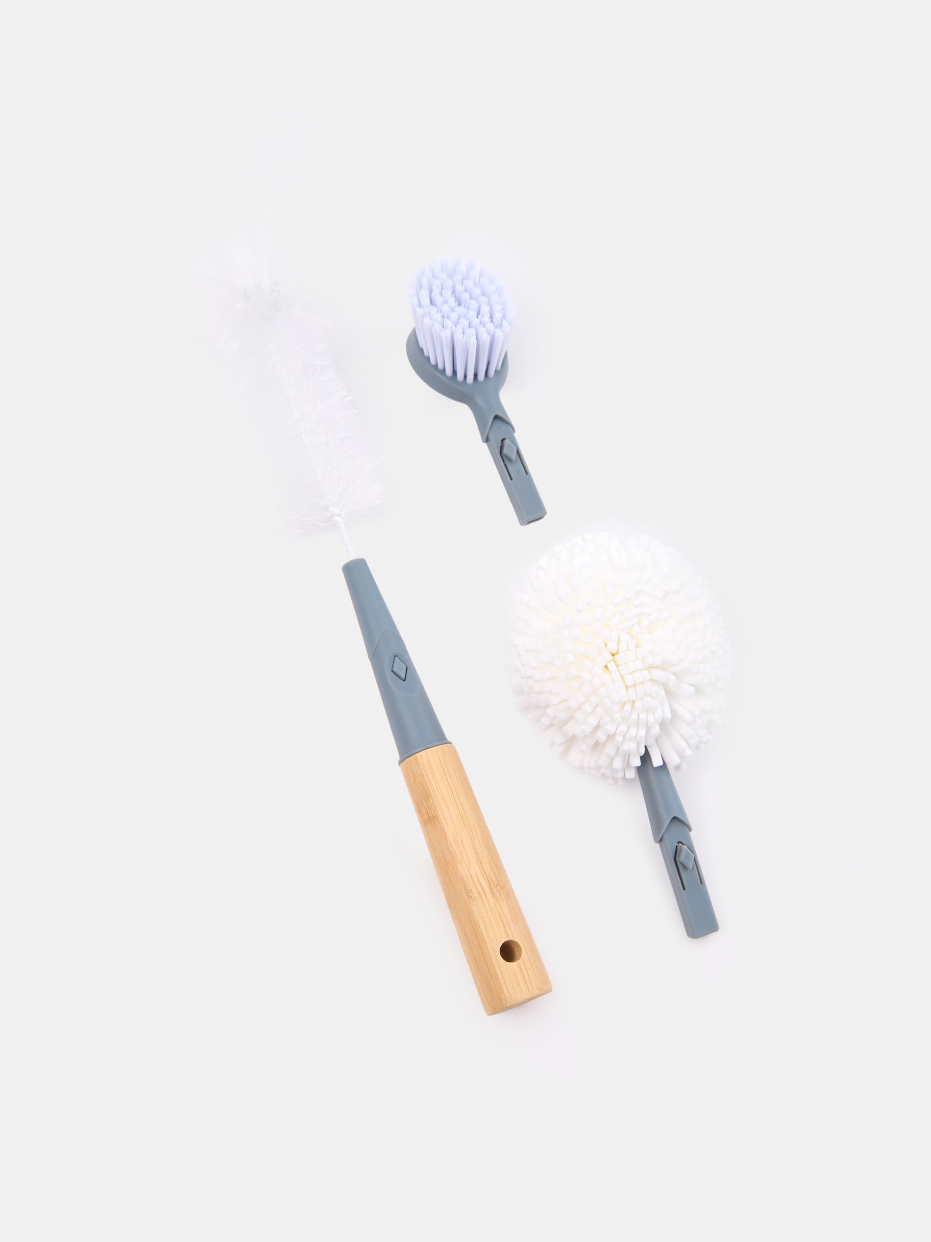 Sinsay - Βούρτσες καθαρισμού 3 τεμάχια - σκουρο γκρι φωτογραφία