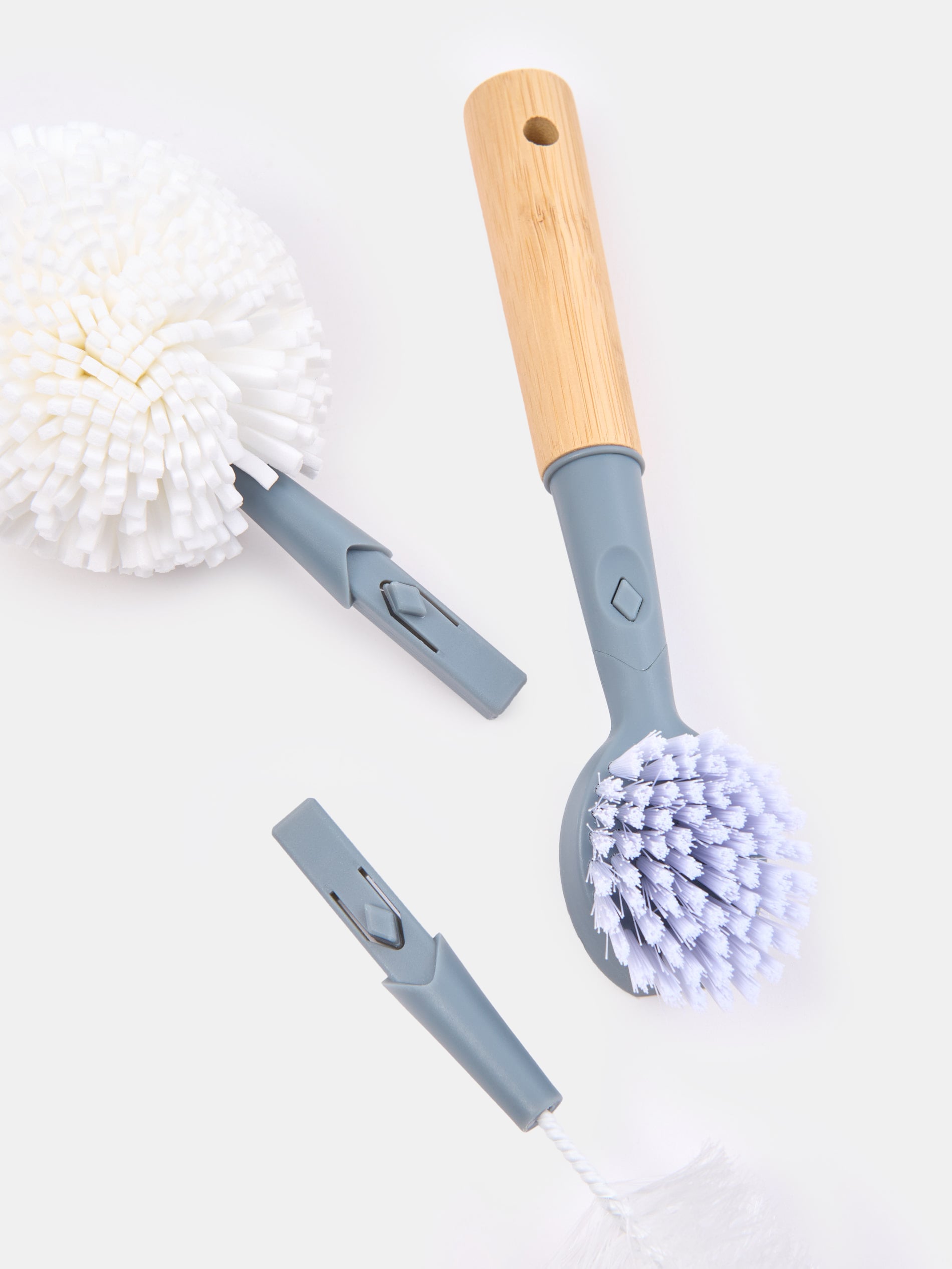 Sinsay - Βούρτσες καθαρισμού 3 τεμάχια - σκουρο γκρι φωτογραφία