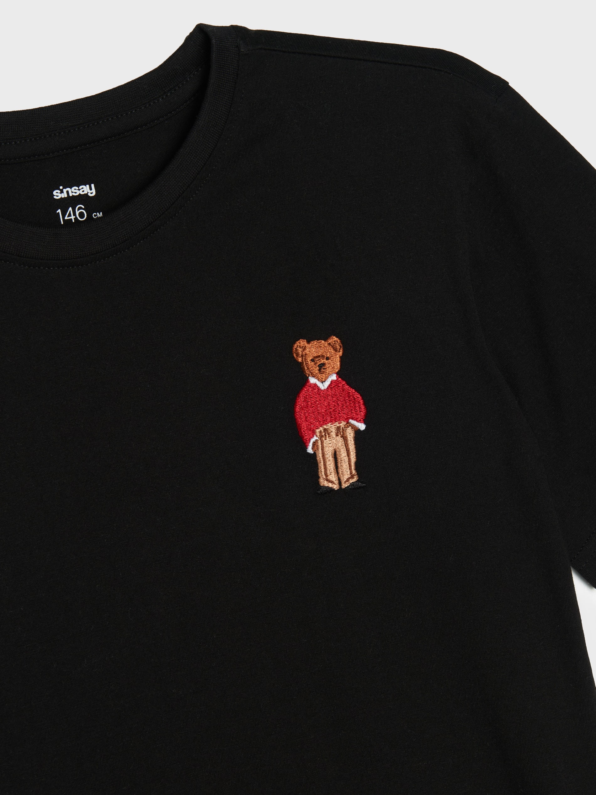 Sinsay - Πιτζάμα με καρό φανελένιο παντελόνι - μαυρο φωτογραφία