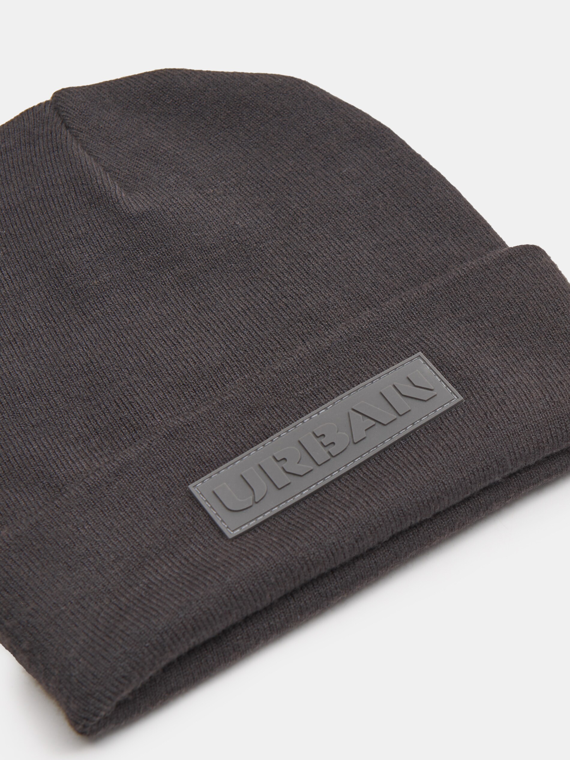 Sinsay - Σκούφος Beanie με Βισκόζη - ανθρακι φωτογραφία
